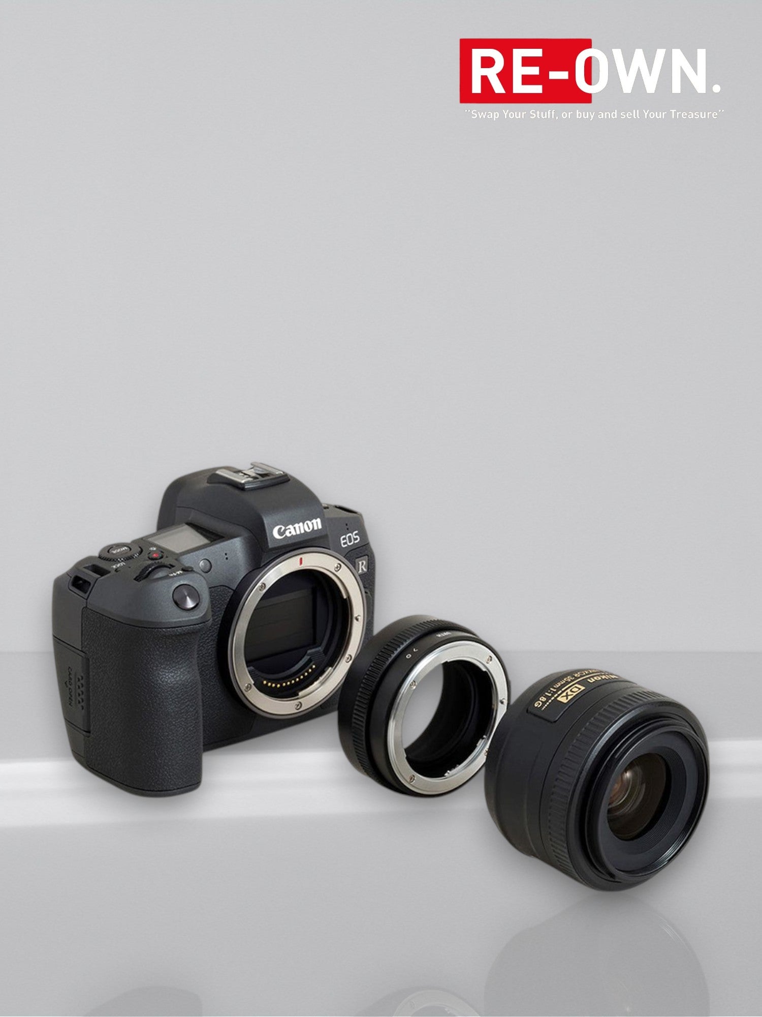 Urth Lens Mount Adapter Nikon F (G-Type) Lens To Canon RF Camera Body