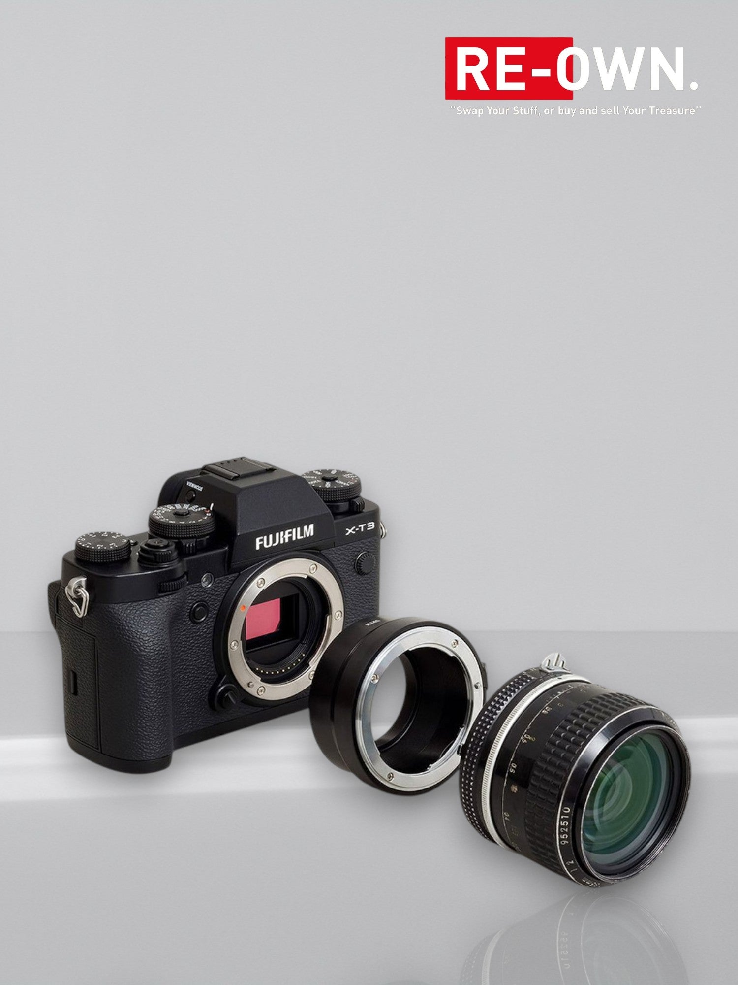 Urth Lens Mount Adapter: Compatible w/ Nikon F Lens To Fujifilm X Camera Body