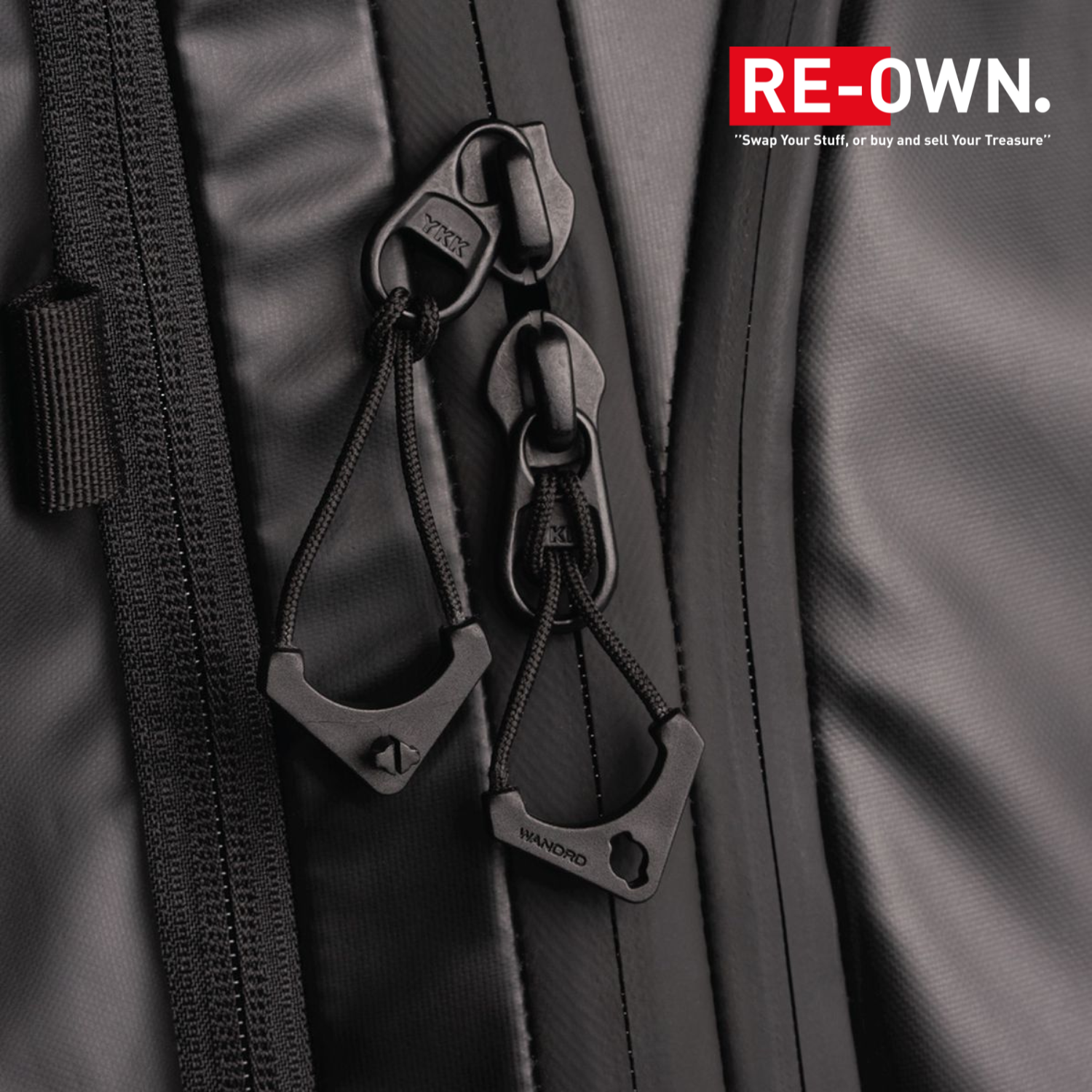 WANDRD WORRYLESS Zipper Puller, Black