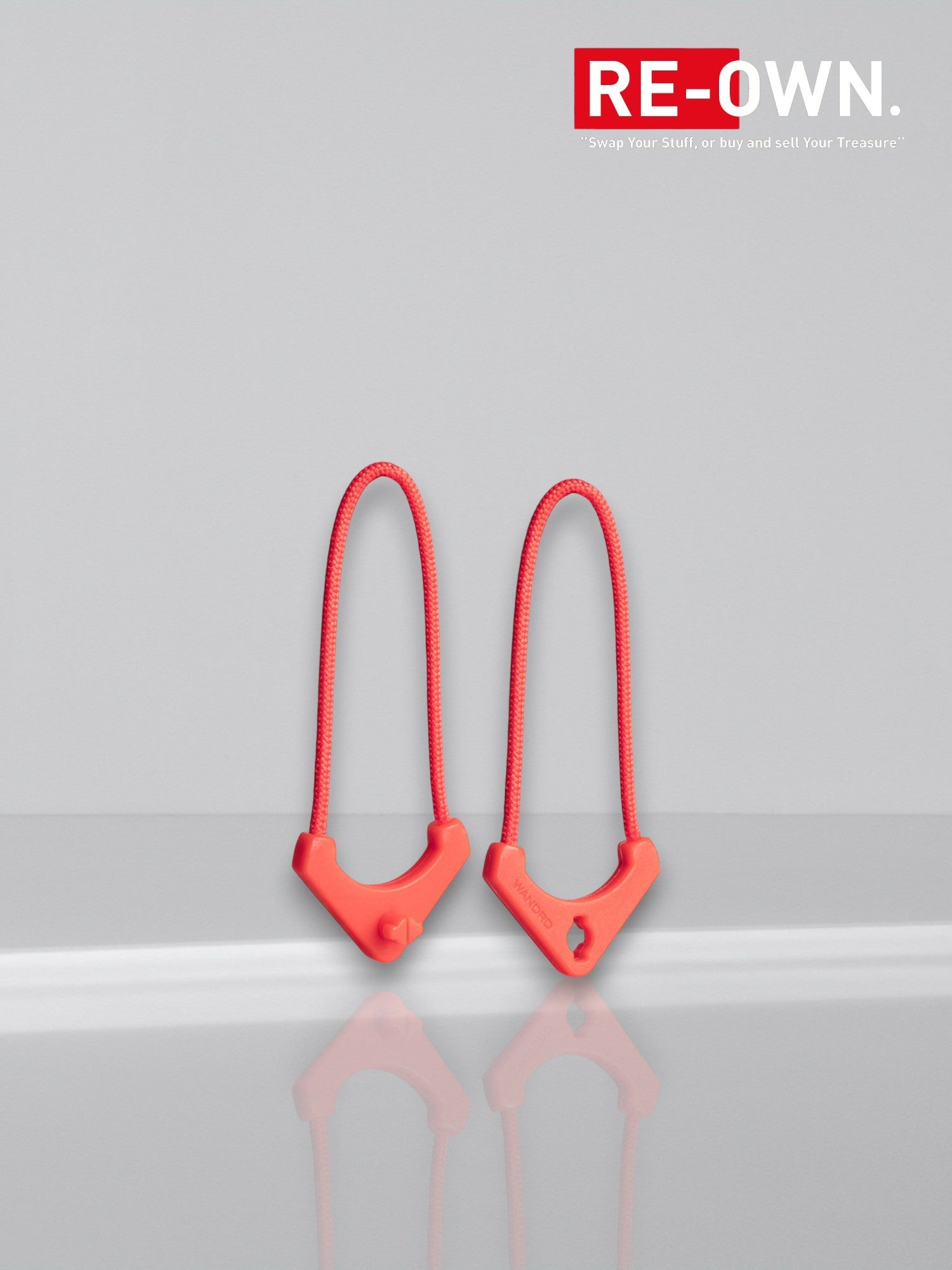 WANDRD WORRYLESS Zipper Puller, Red