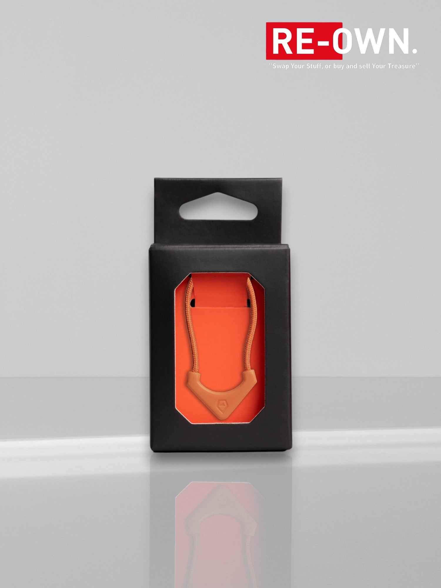 WANDRD WORRYLESS Zipper Puller, Sedona Orange