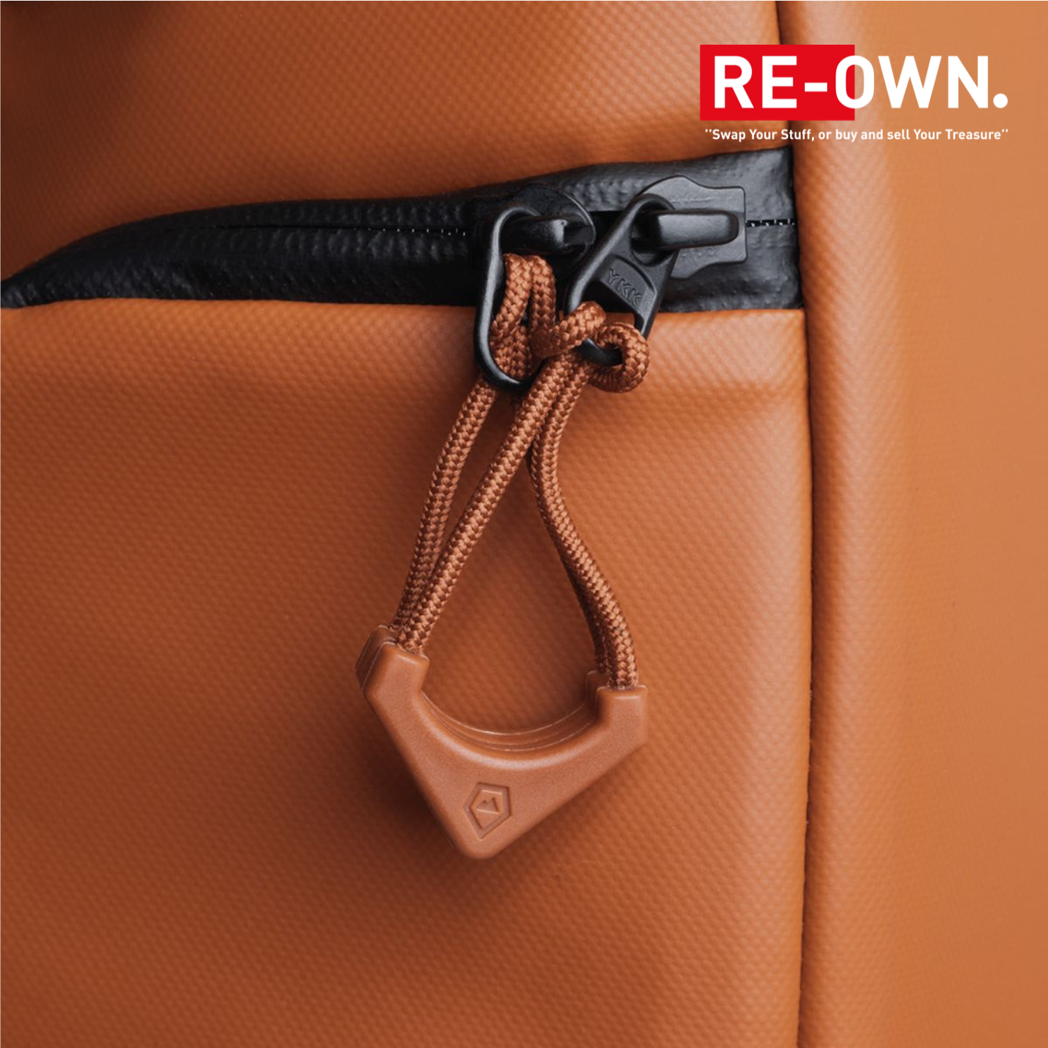 WANDRD WORRYLESS Zipper Puller, Sedona Orange