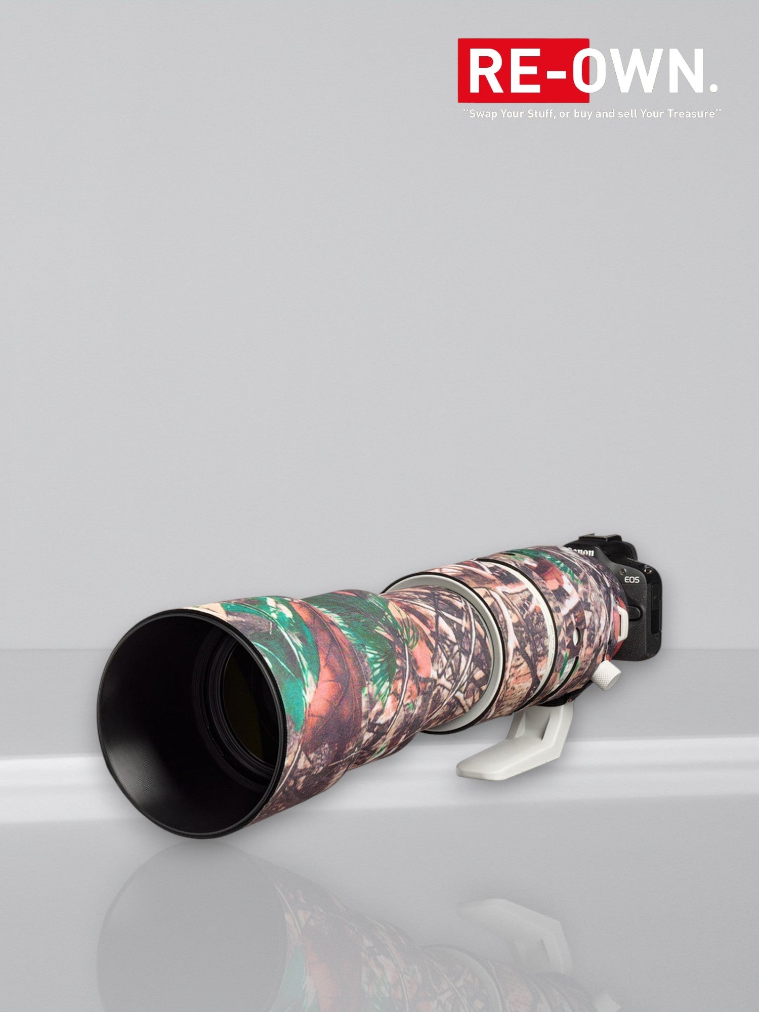 easyCover Lens Oak For Canon RF 200-800mm f/6.3-9 IS USM Forest Camouflage New