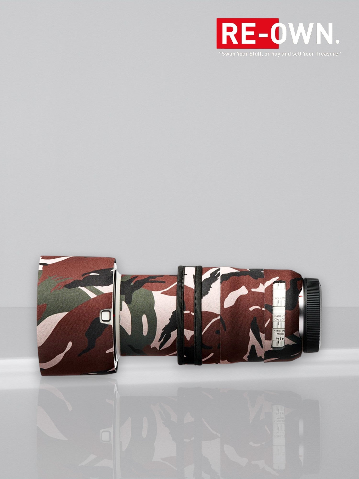 easyCover Lens Oak For Canon RF 70-200mm f/4.0 L IS USM Green Camouflage