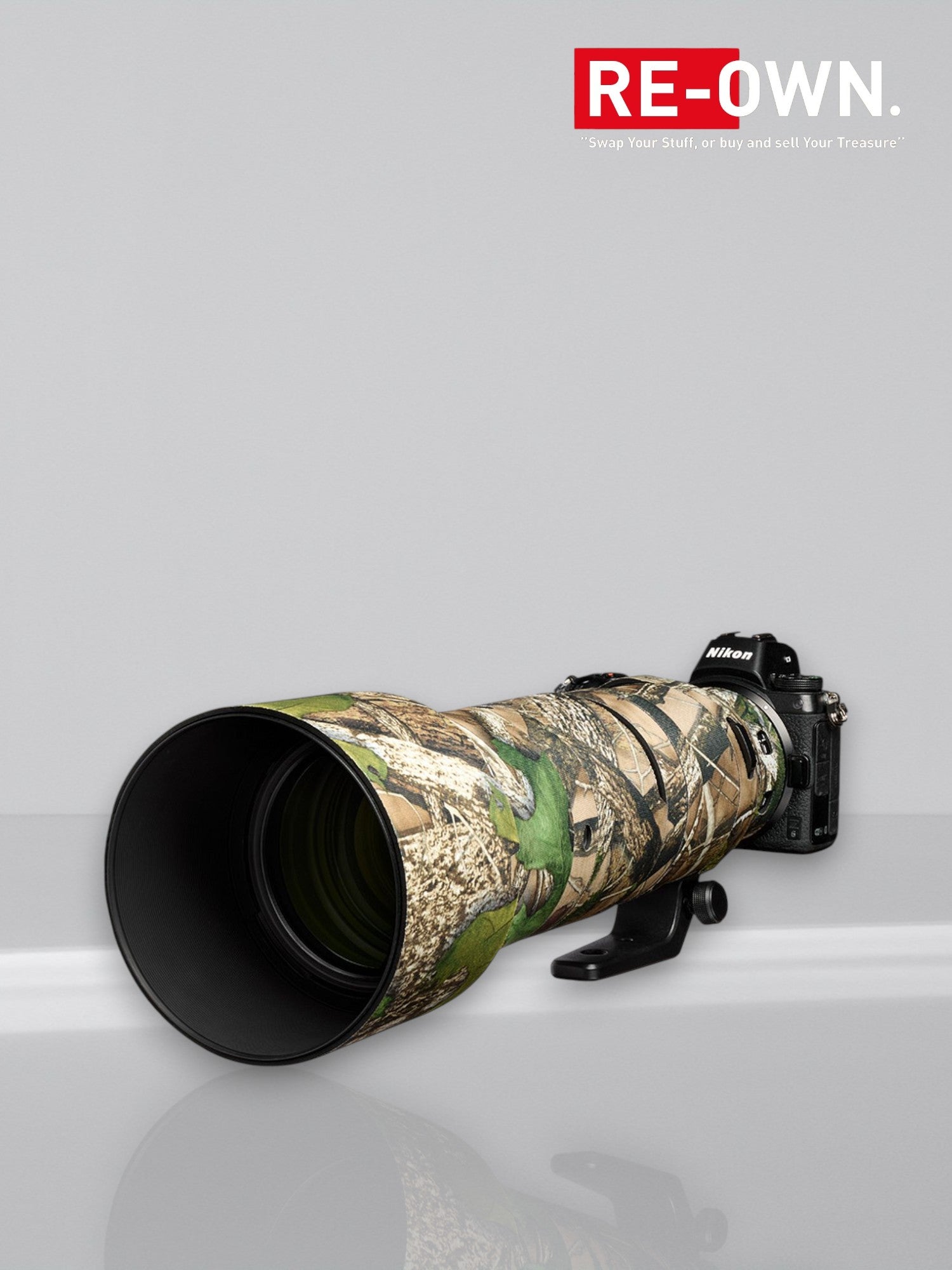 easyCover Lens Oak For Nikon Z 180-600mm f/5.6-6.3 VR True Timber HTC Camouflage