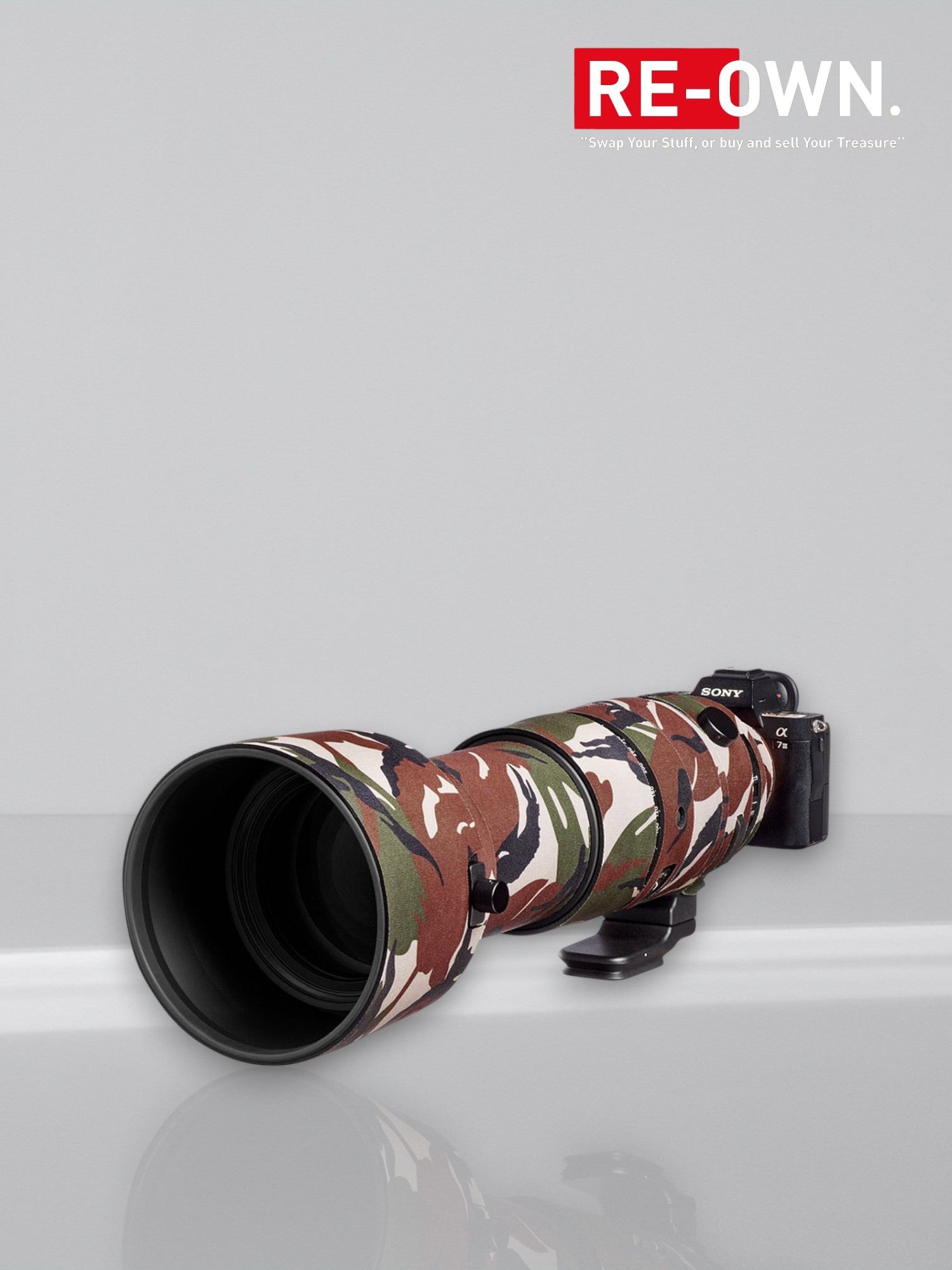 easyCover Lens Oak For Sigma 60-600mm f/4.5-6.3 DG OS HSM Green Camouflage New