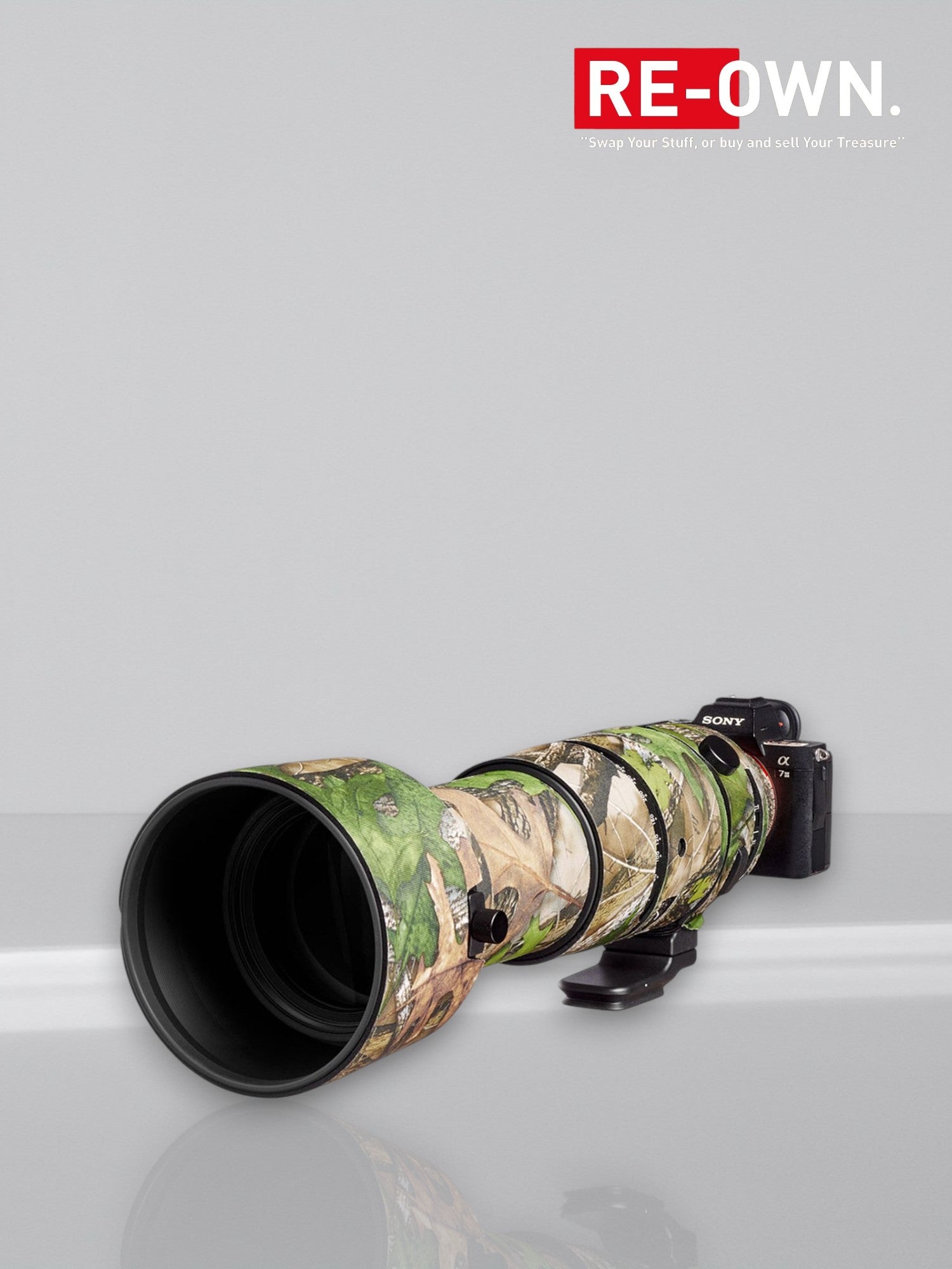 easyCover Lens Oak For Sigma 60-600mm f/4.5-6.3 DG OS HSM True Timber HTC Camou