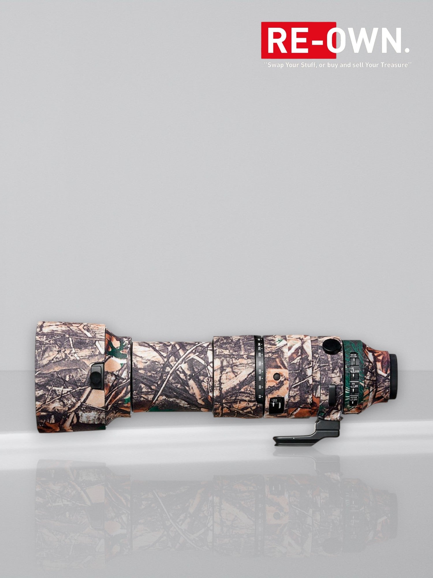 easyCover Lens Oak For Sigma 60-600mm f/4.5-6.3 DG OS HSM Forest Camouflage New