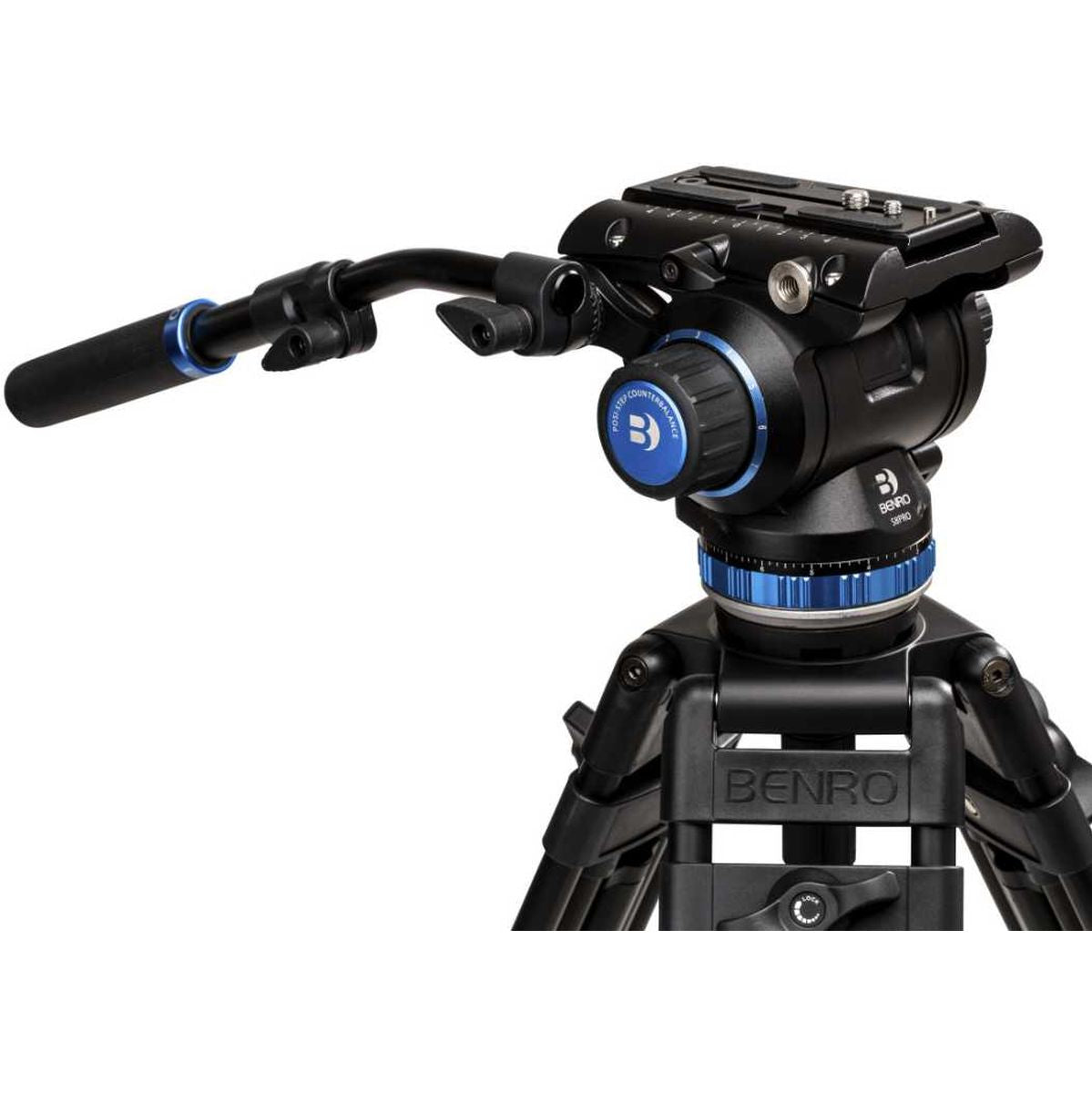 A673TM Aluminum Dual Tube Video Tripod w/ S8PRO Video Head (A