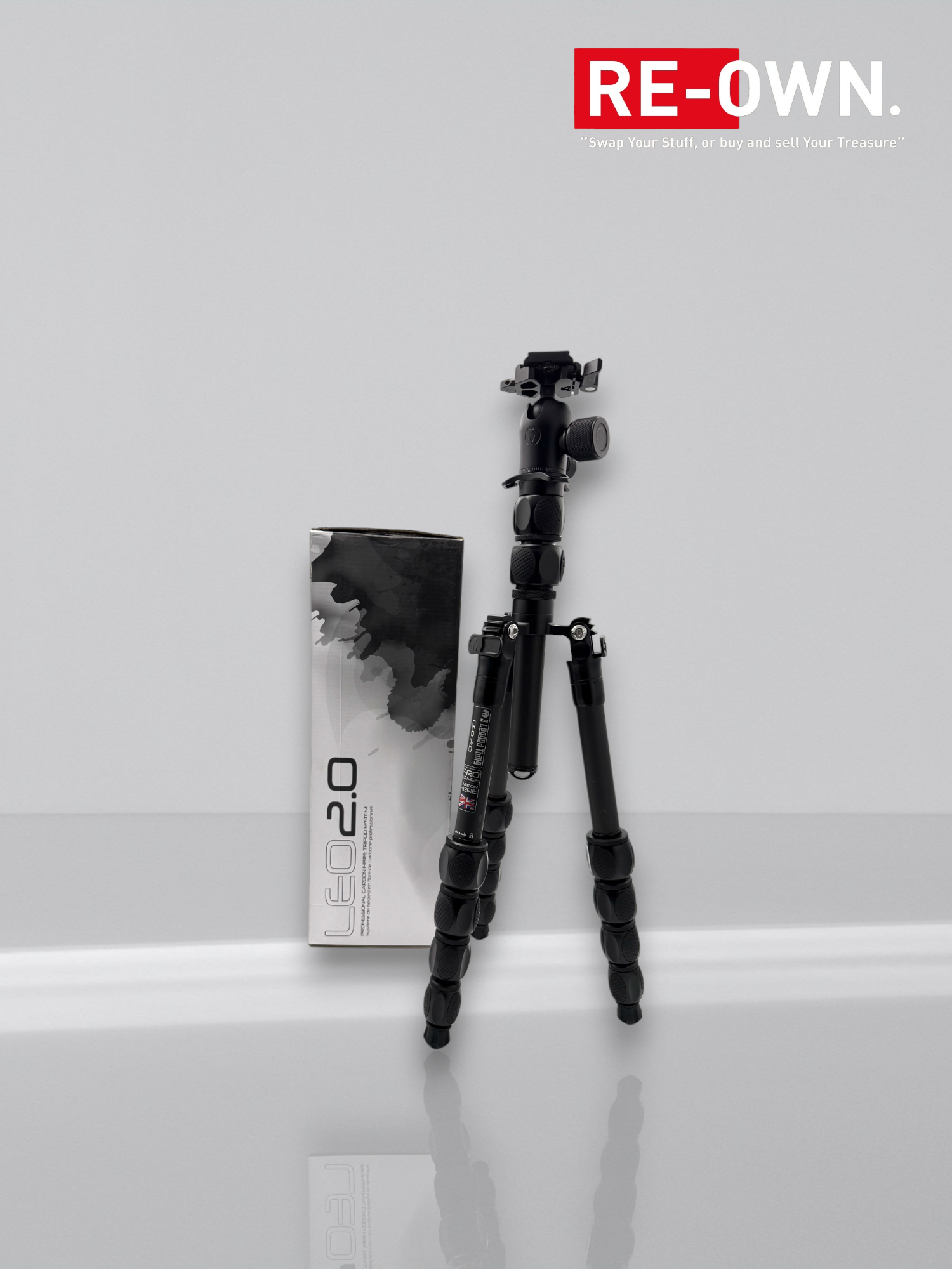 3 Legged Thing Pro 2.0 Leo Carbon tripod & AirHed Pro LV Black Darkness