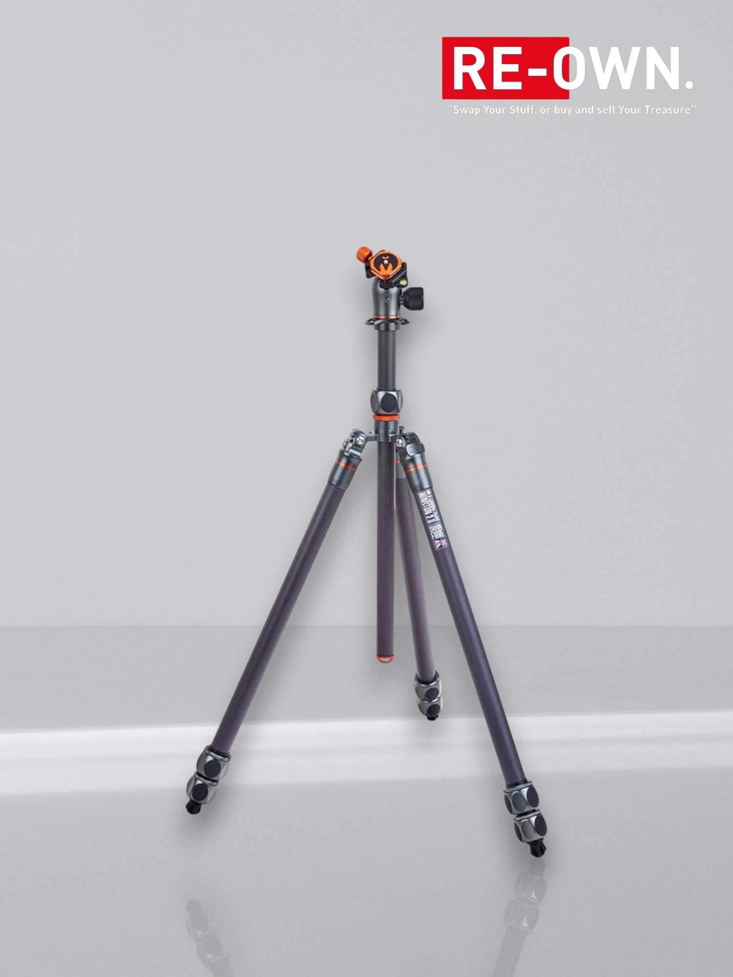 3 Legged Thing Pro 2.0 Winstn Carbon Tripod + AirHedPro Grey