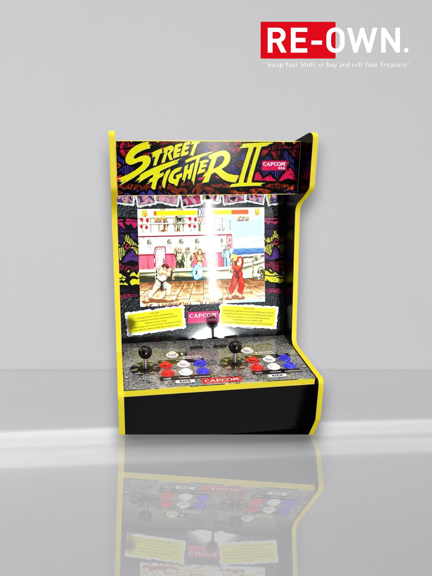 Arcade1Up - Street Fighter Capcom 12-in-1 Legacy Arcade Machine