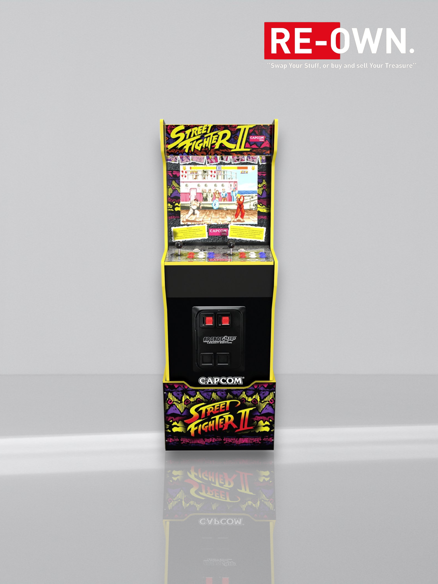 Arcade1Up - Street Fighter Capcom 12-in-1 Legacy Arcade Machine