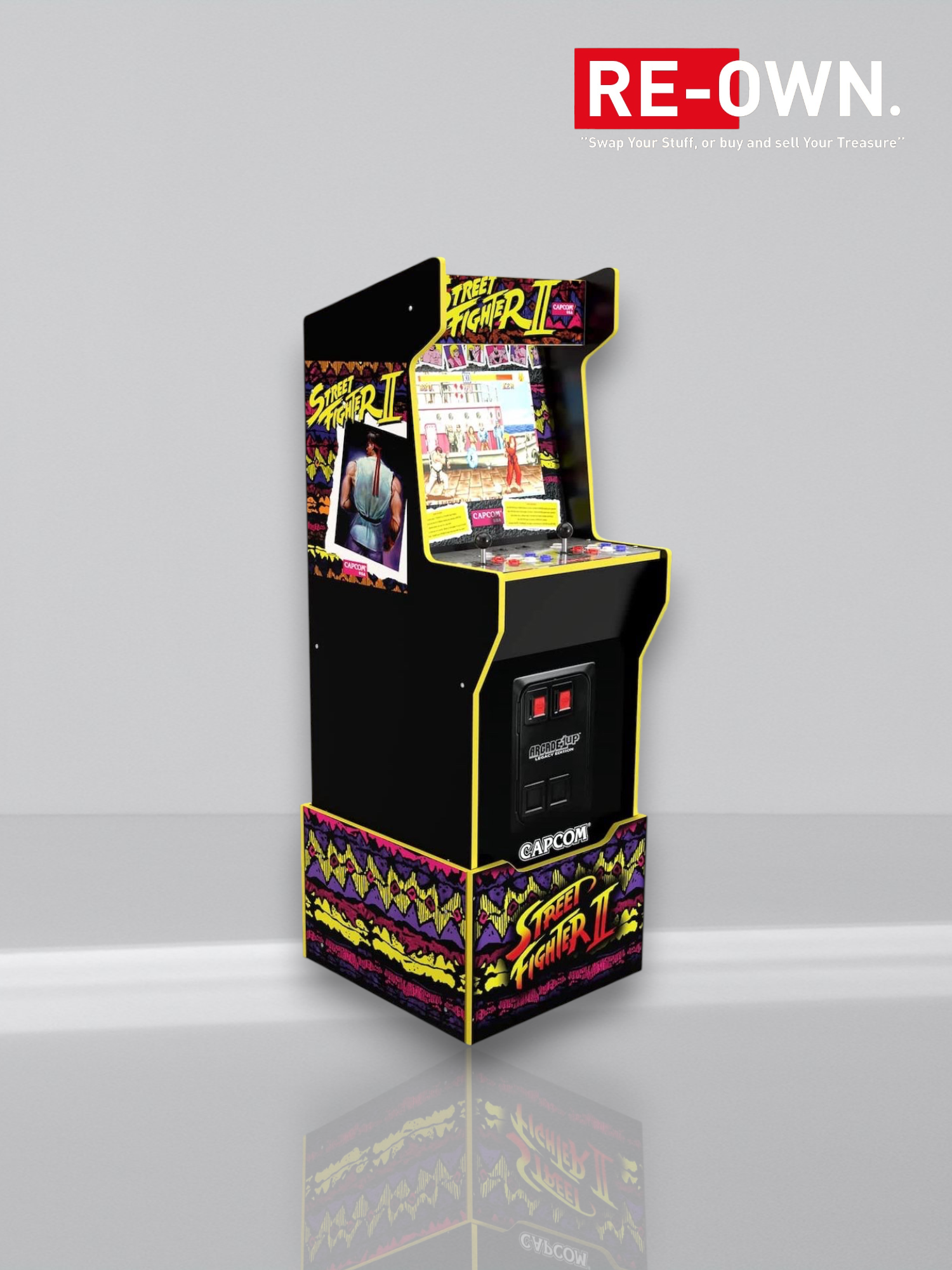 Arcade1Up - Street Fighter Capcom 12-in-1 Legacy Arcade Machine