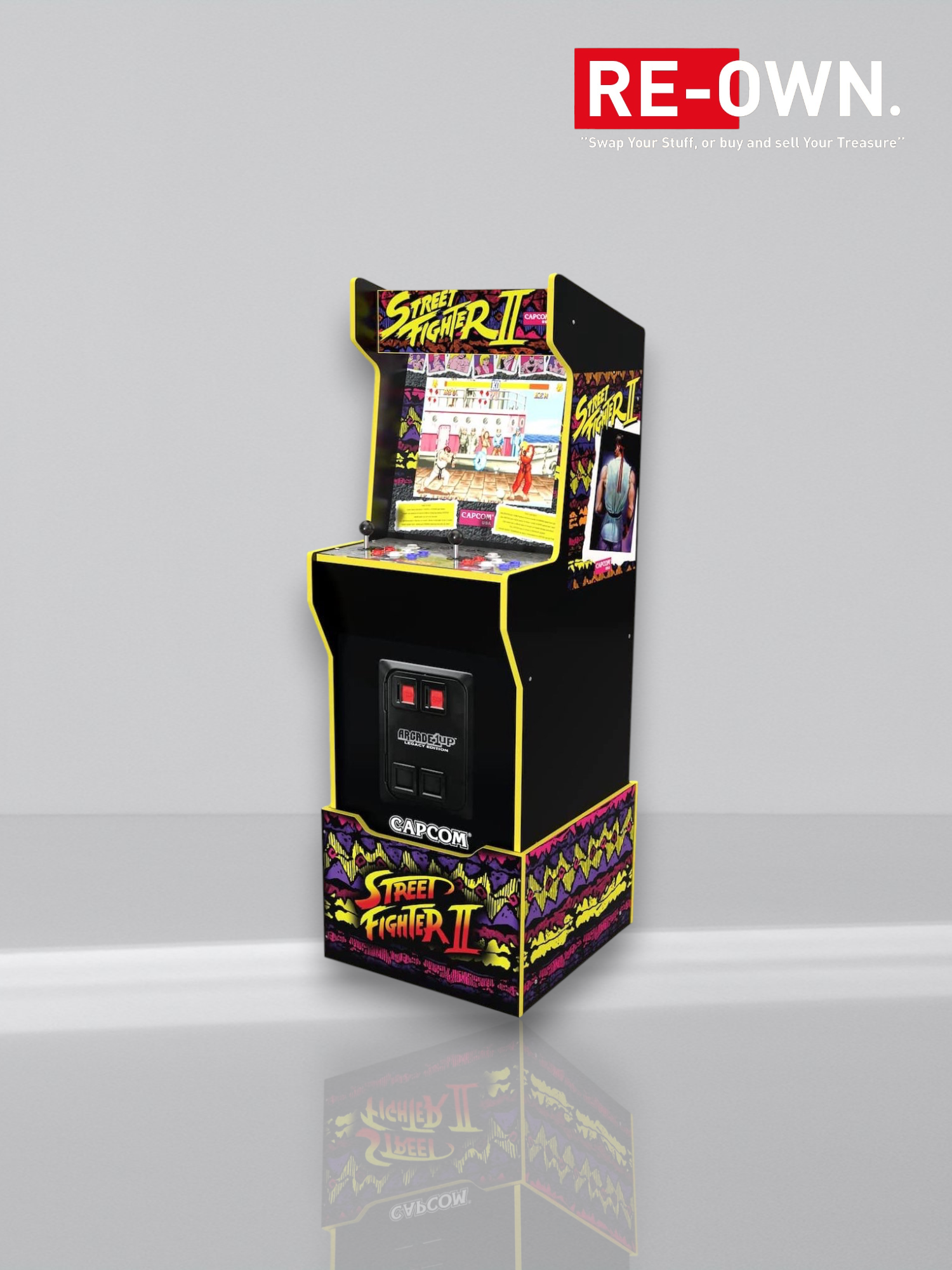 Arcade1Up - Street Fighter Capcom 12-in-1 Legacy Arcade Machine