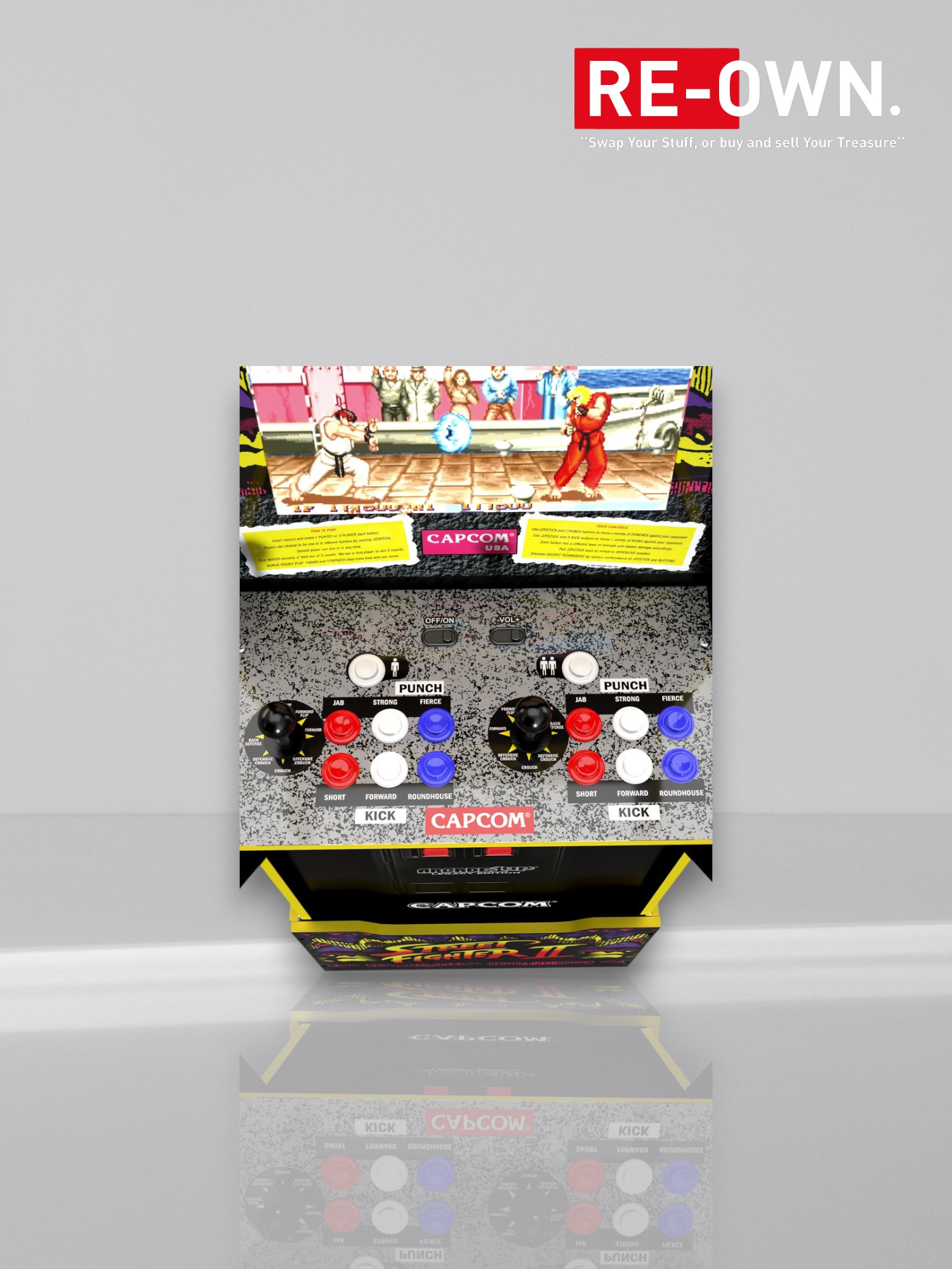 Arcade1Up - Street Fighter Capcom 12-in-1 Legacy Arcade Machine