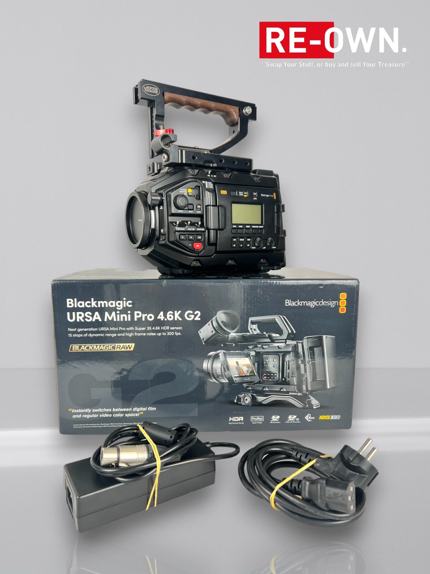 Blackmagic URSA Mini Pro 4.6K G2 body + veel extra's