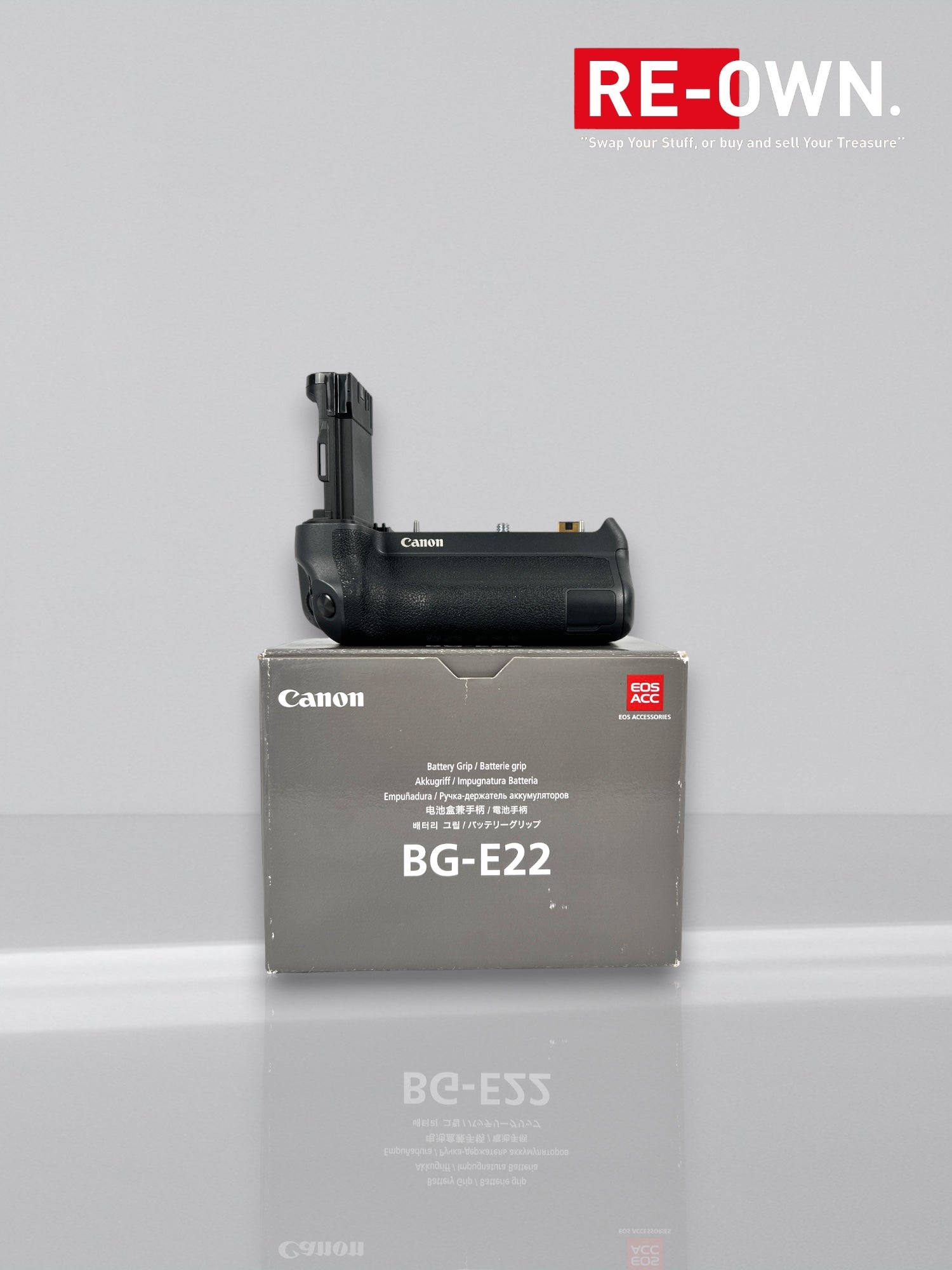 Canon BG-E22 Batterijgrip EOS R (doos & extra batterij)