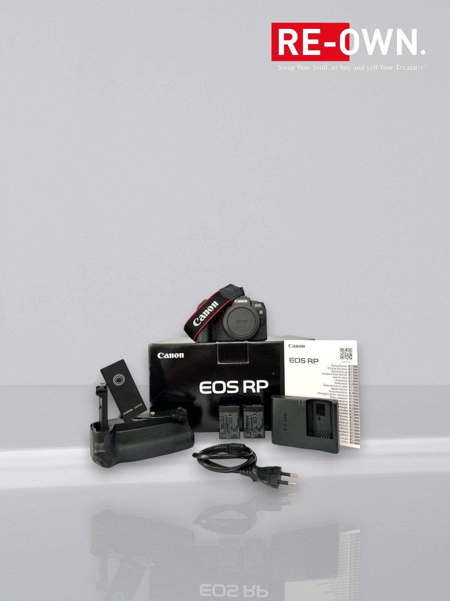 Canon eos RP + batterijgrip + 2 batterijen