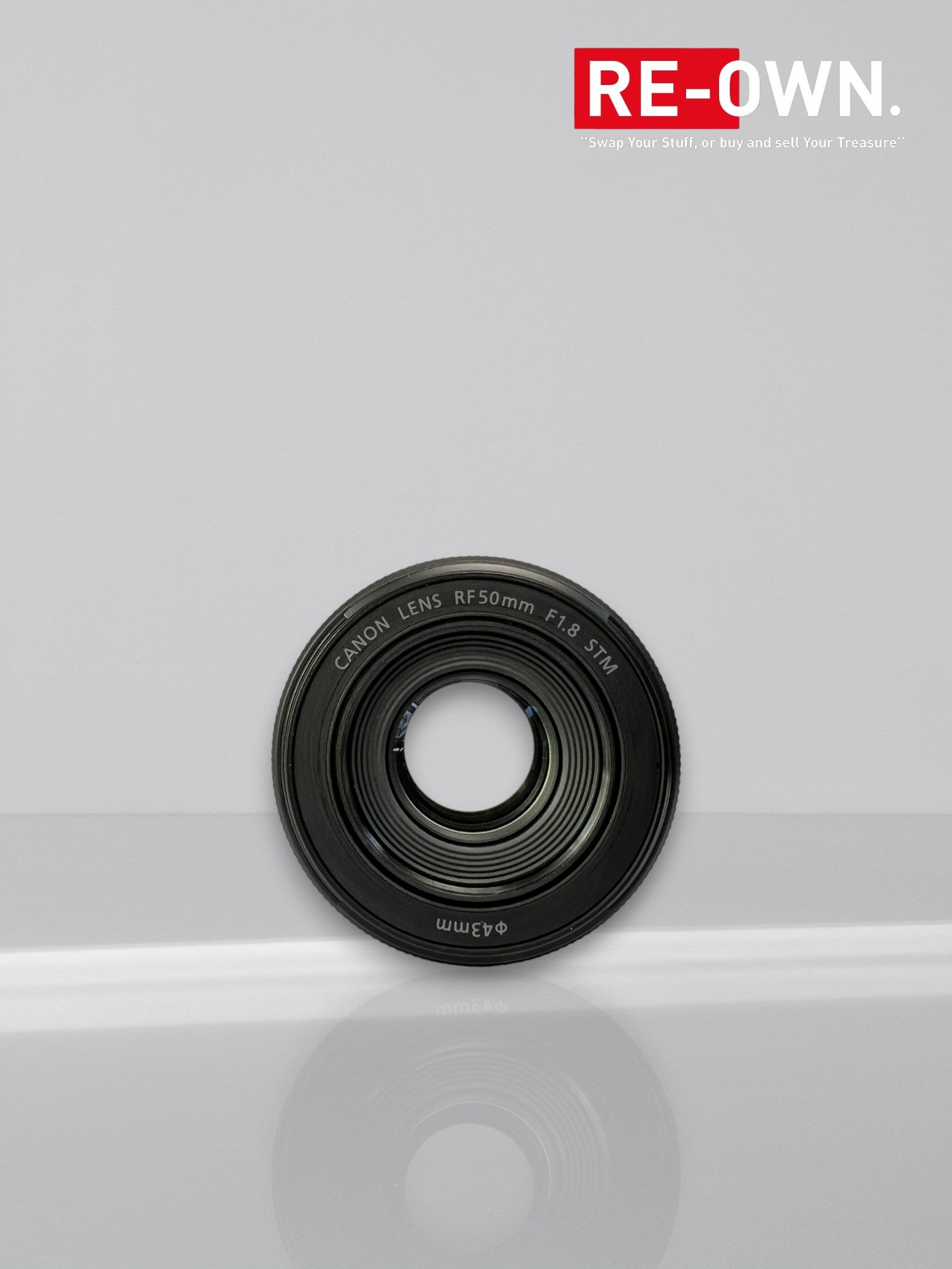 Canon RF 50mm F/1.8 STM + gratis zonnekap + gratis filter