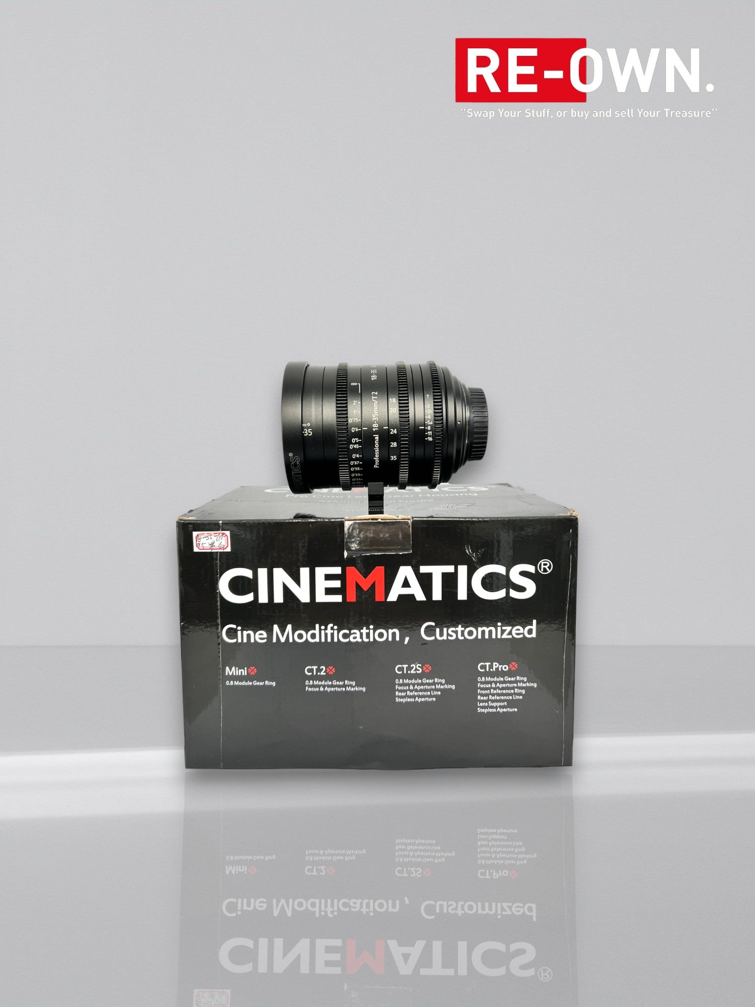 CT.Pro cinematics SGM 18-35mm F/1.8 Cine lens Canon EF mount