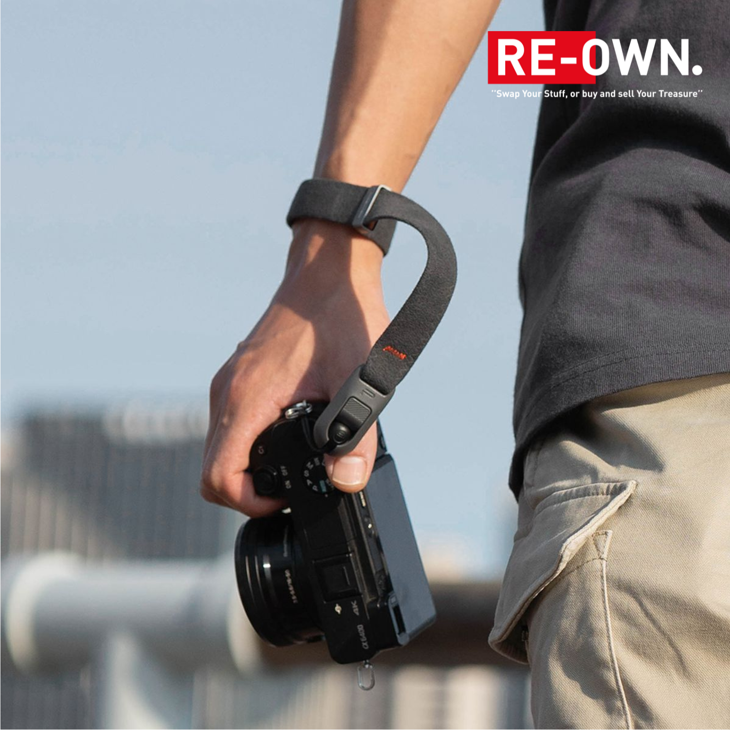 Pgytech Camera Wrist Strap Air (Deep Grey)