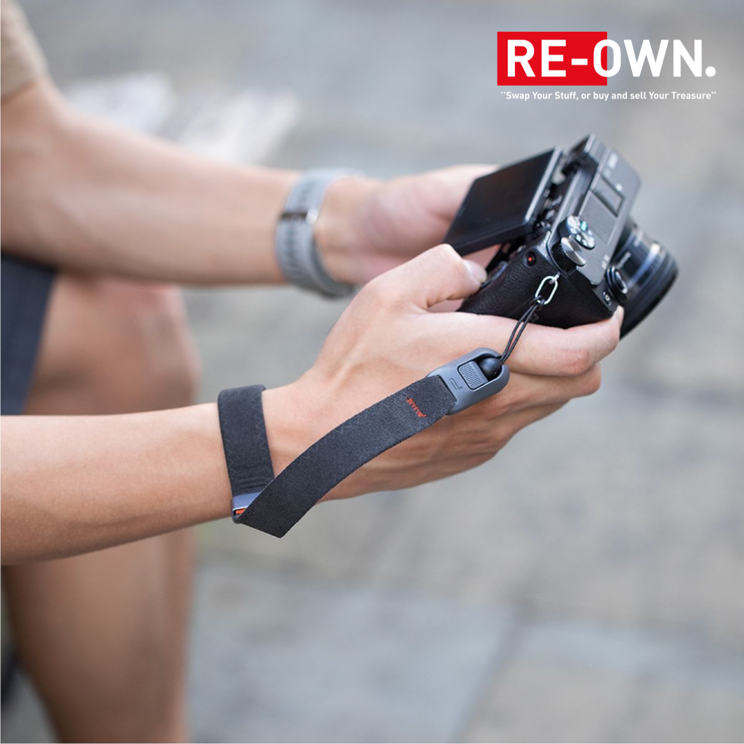 Pgytech Camera Wrist Strap Air (Deep Grey)
