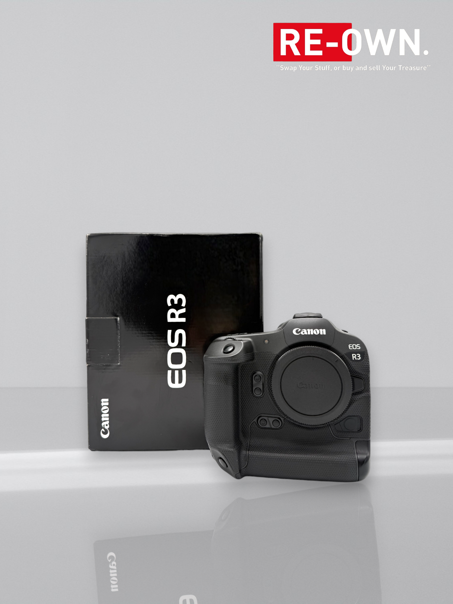 Canon eos R3 body + extra Canon batterij (incl. BTW factuur)