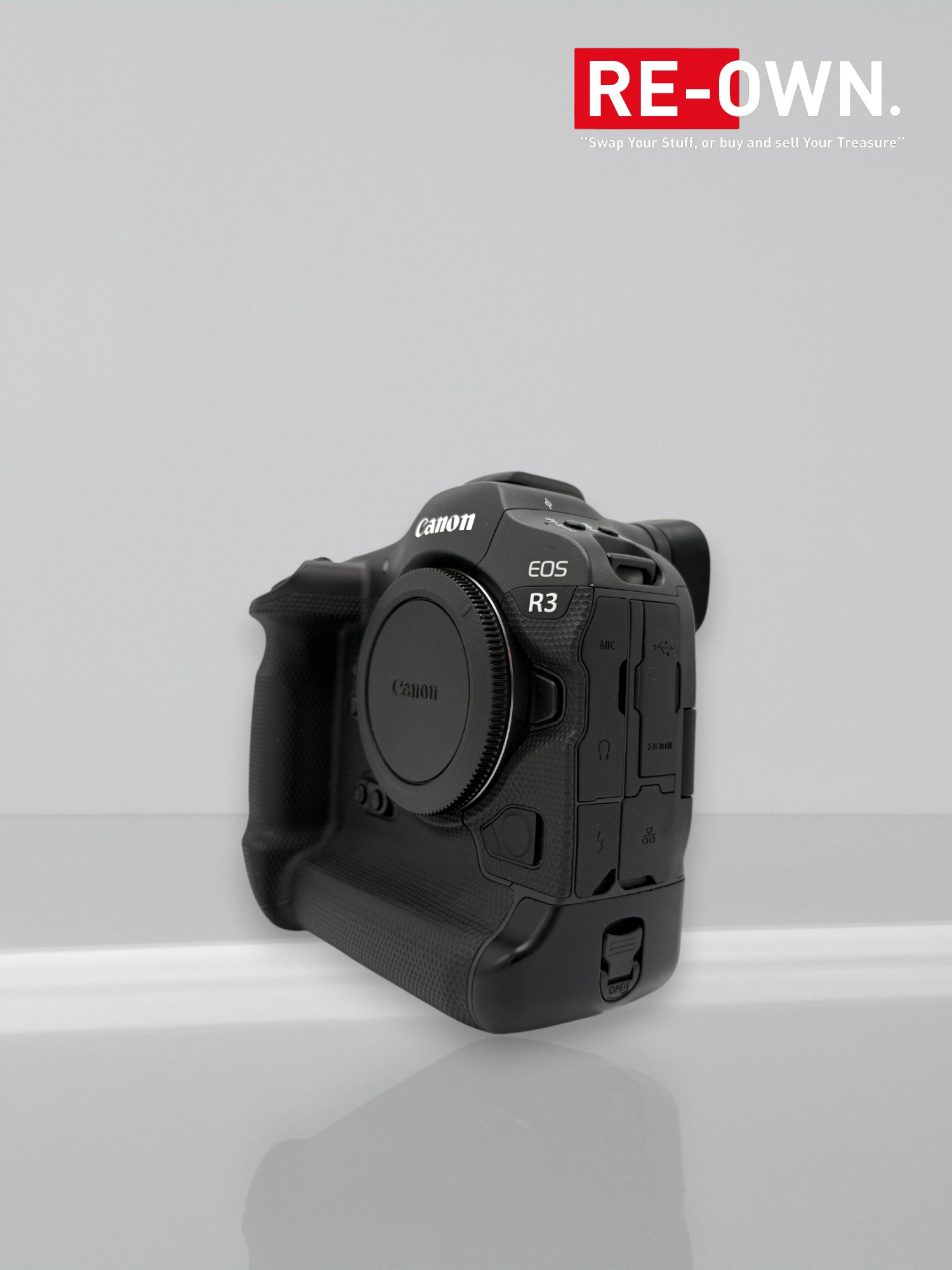 Canon eos R3 body + extra Canon batterij (incl. BTW factuur)