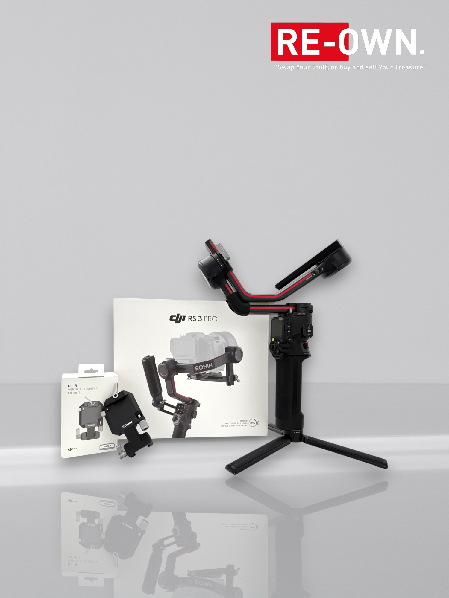 DJI RS 3 Pro stabilizer / Gimbal + Vertical Mount