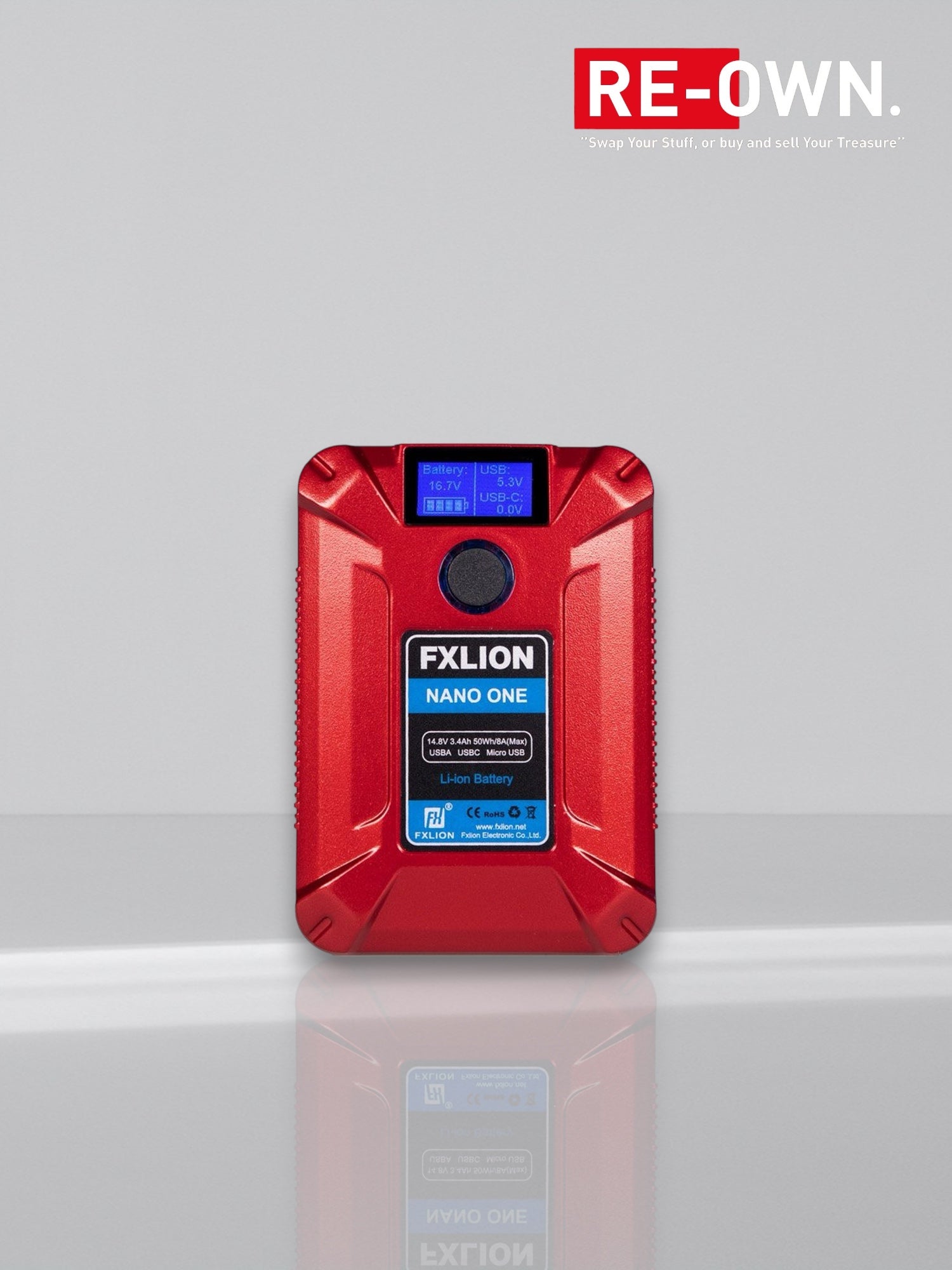 FXLion Nano ONE (Red) 14.8V/50WH V-Lock