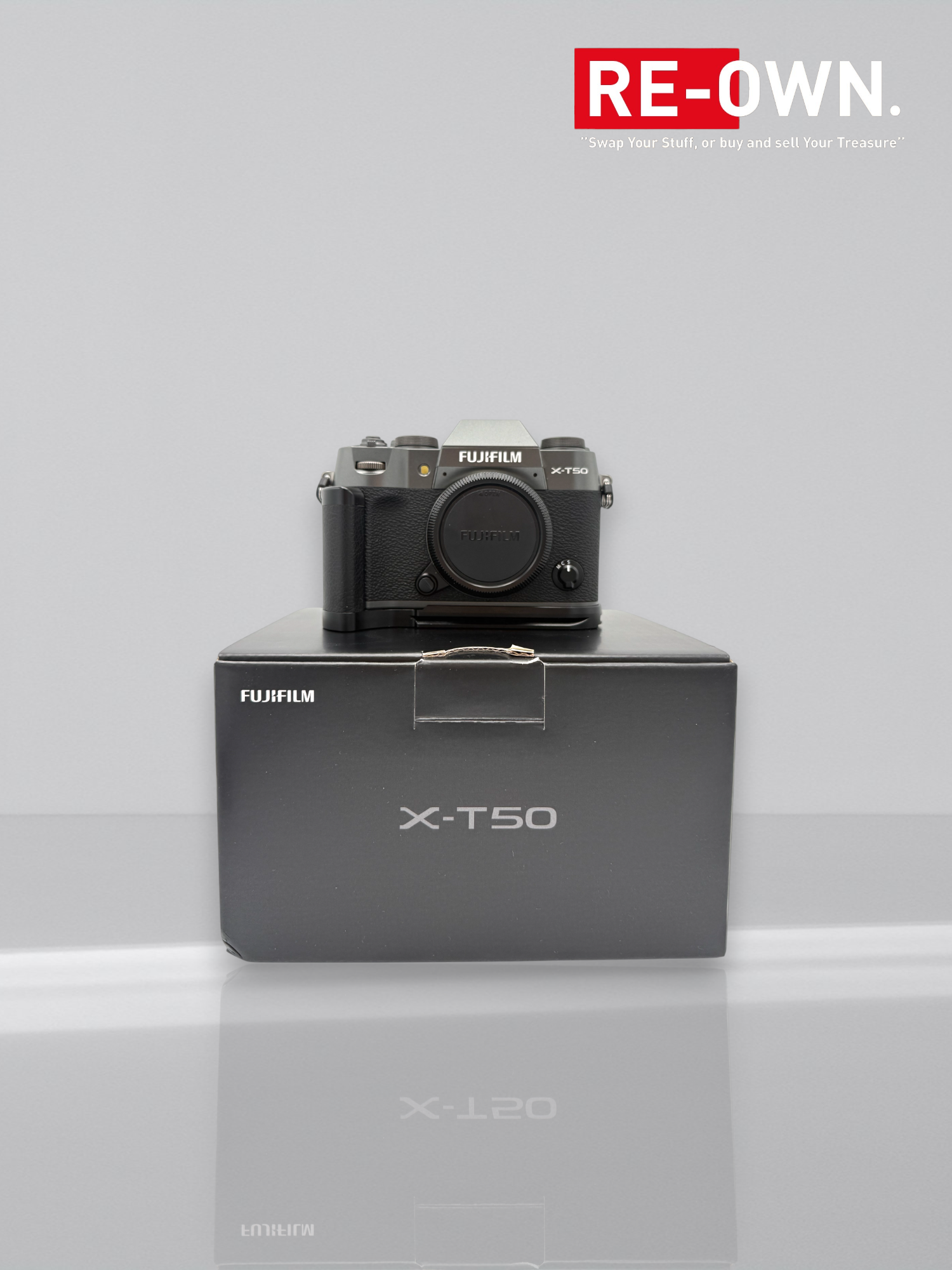 Fujifilm X-T50 body Charcoal (+ extra's)