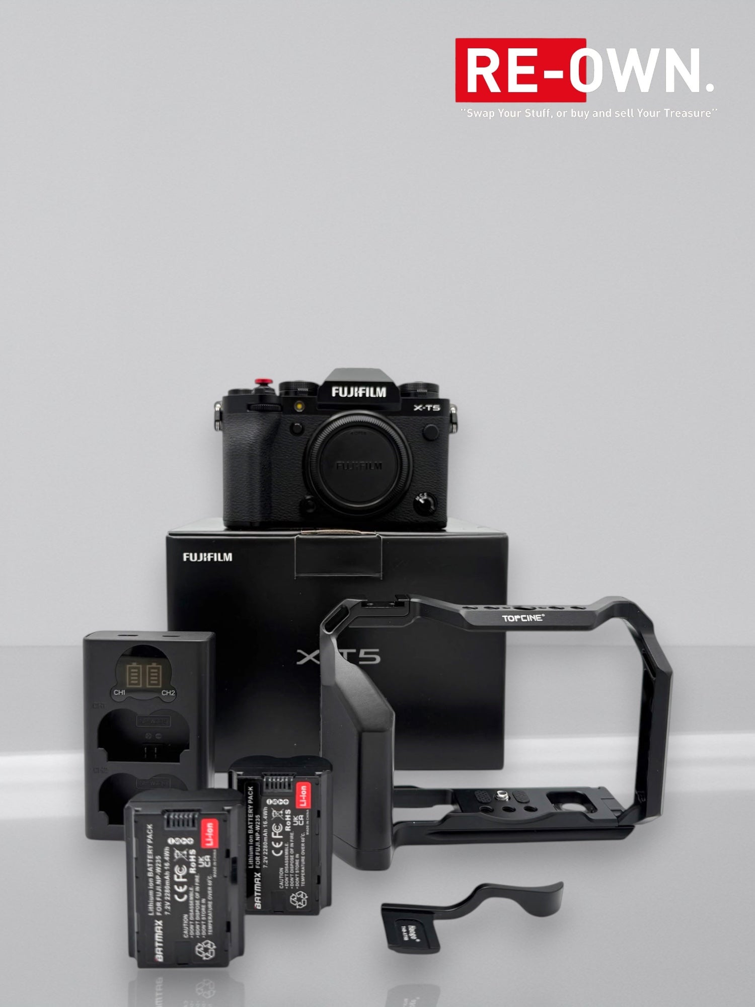 Fujiflm X-T5 body + veel extra's