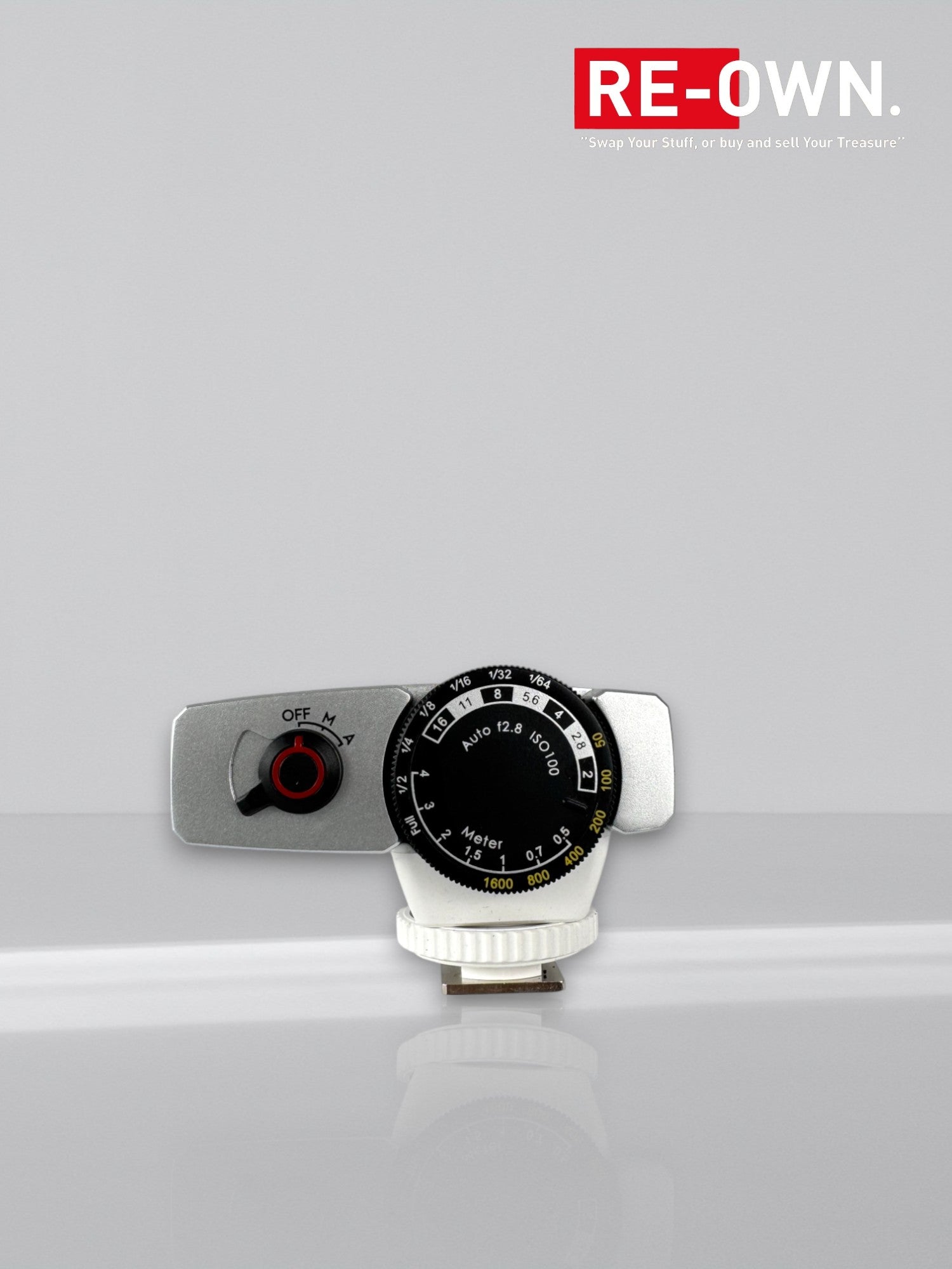 Godox Retro Lux Junior (retro camera flitser) Wit zilver