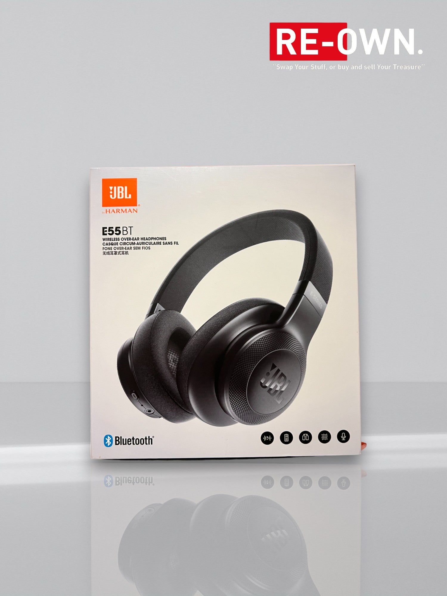 JBL E55BT Bluetooth headphones 