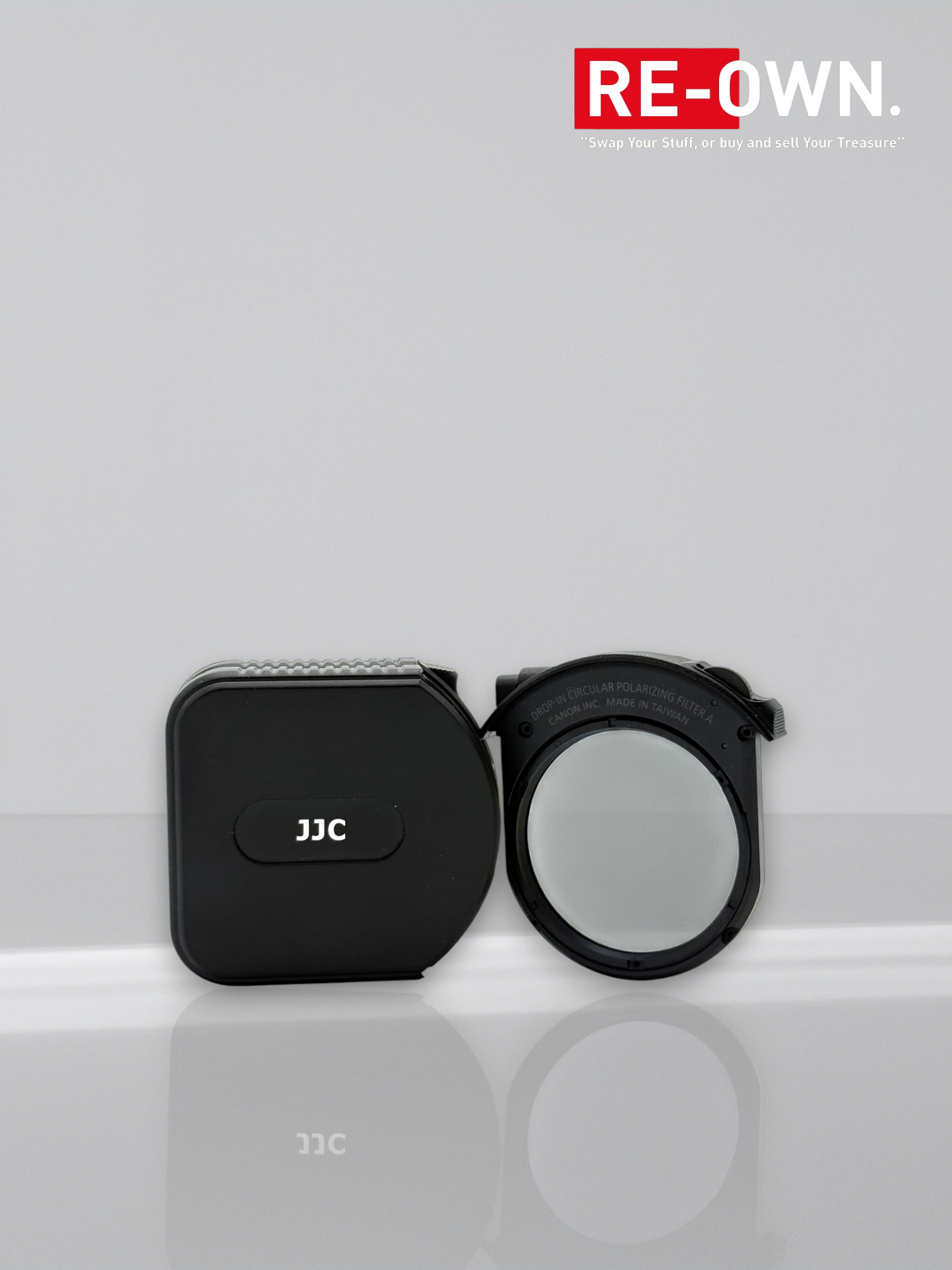 Canon Drop-in Circulair Polarisatie Filter A + JJC case