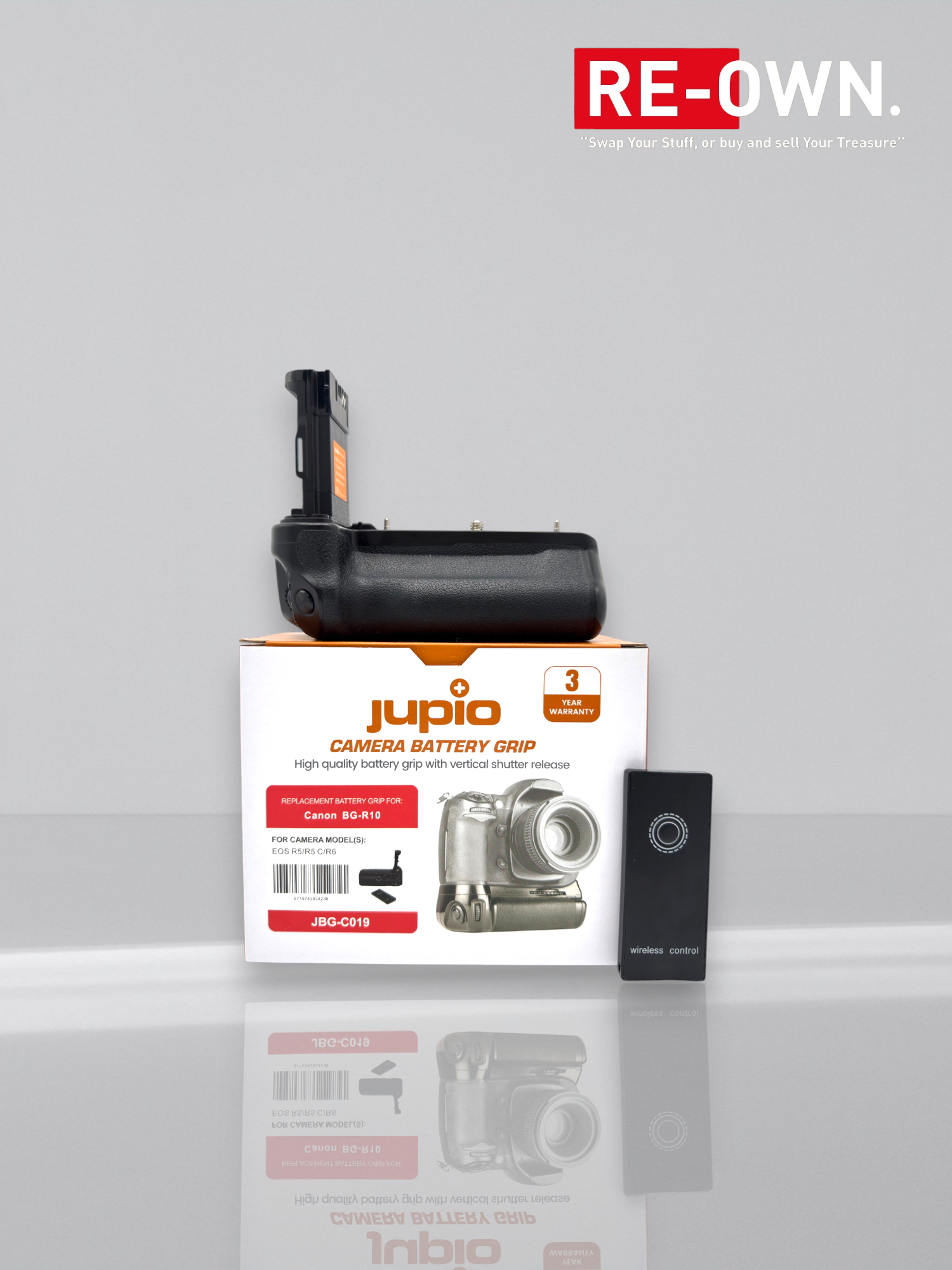 Jupio BG-R10 Batterij Grip Canon R5 / R5c / R6 / R6 II (JBG-C019)