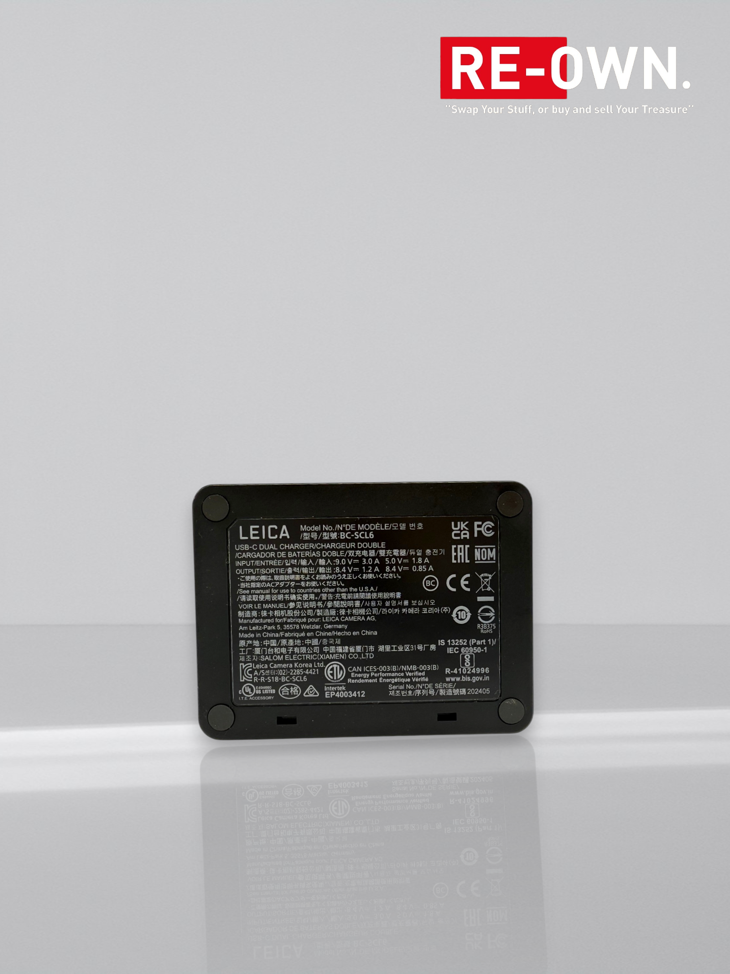 Leica USB-C Dual Charger BC-SCL6