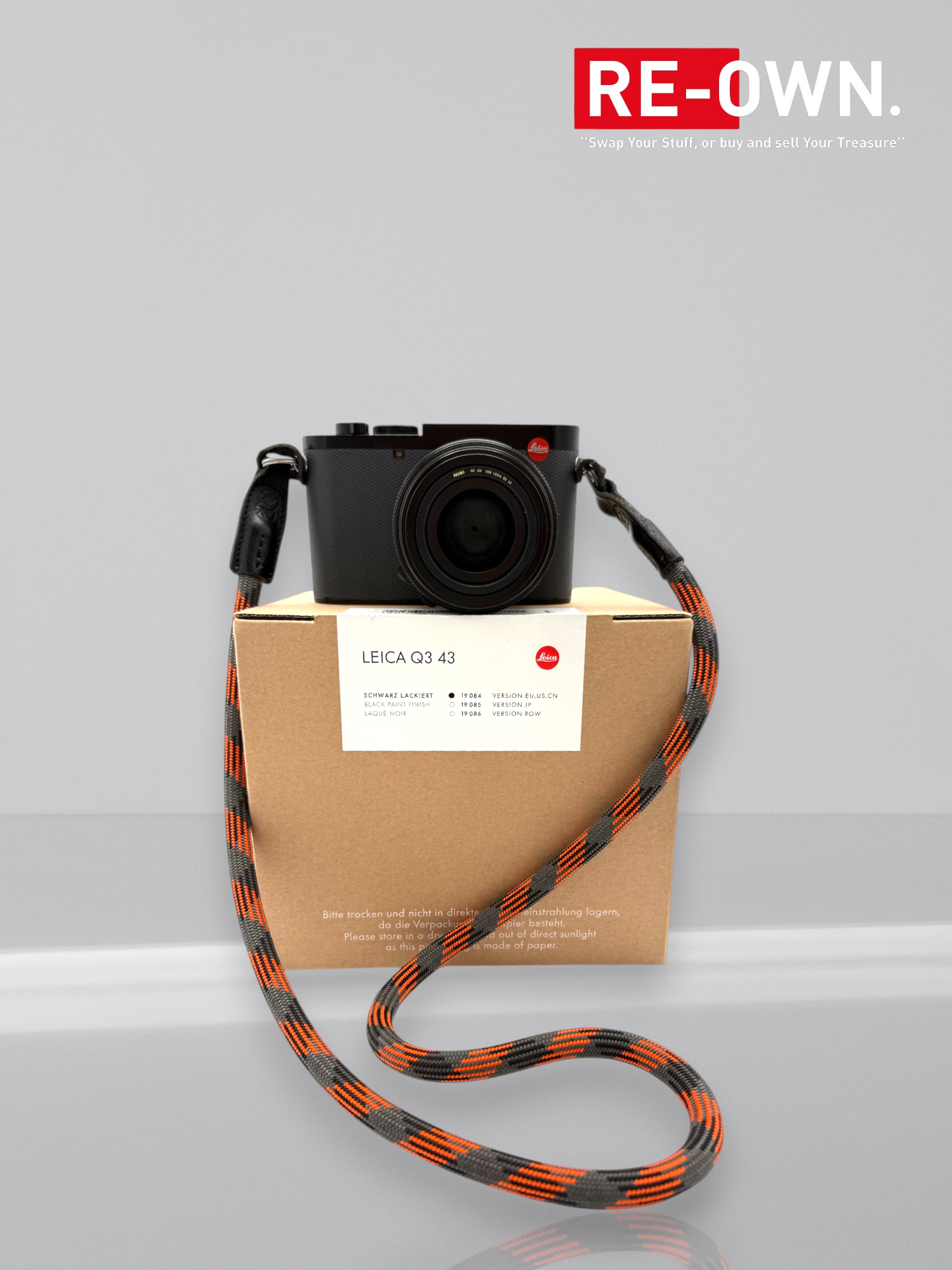 Leica Q3 43mm 19084  + Leica factuur + extra's