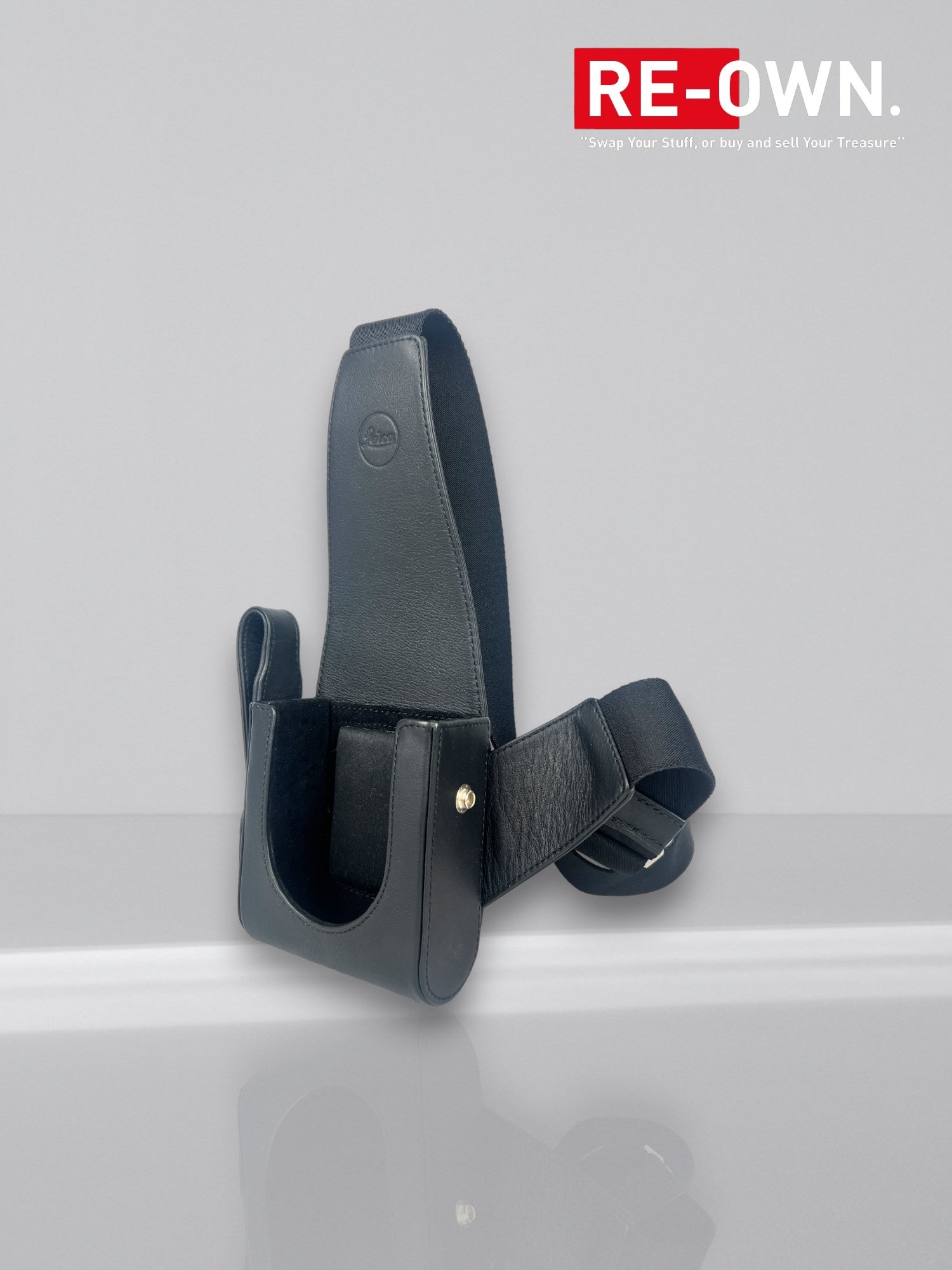 Leica 19577 Q2 lederen HOLSTER zwart (Incl. doos)