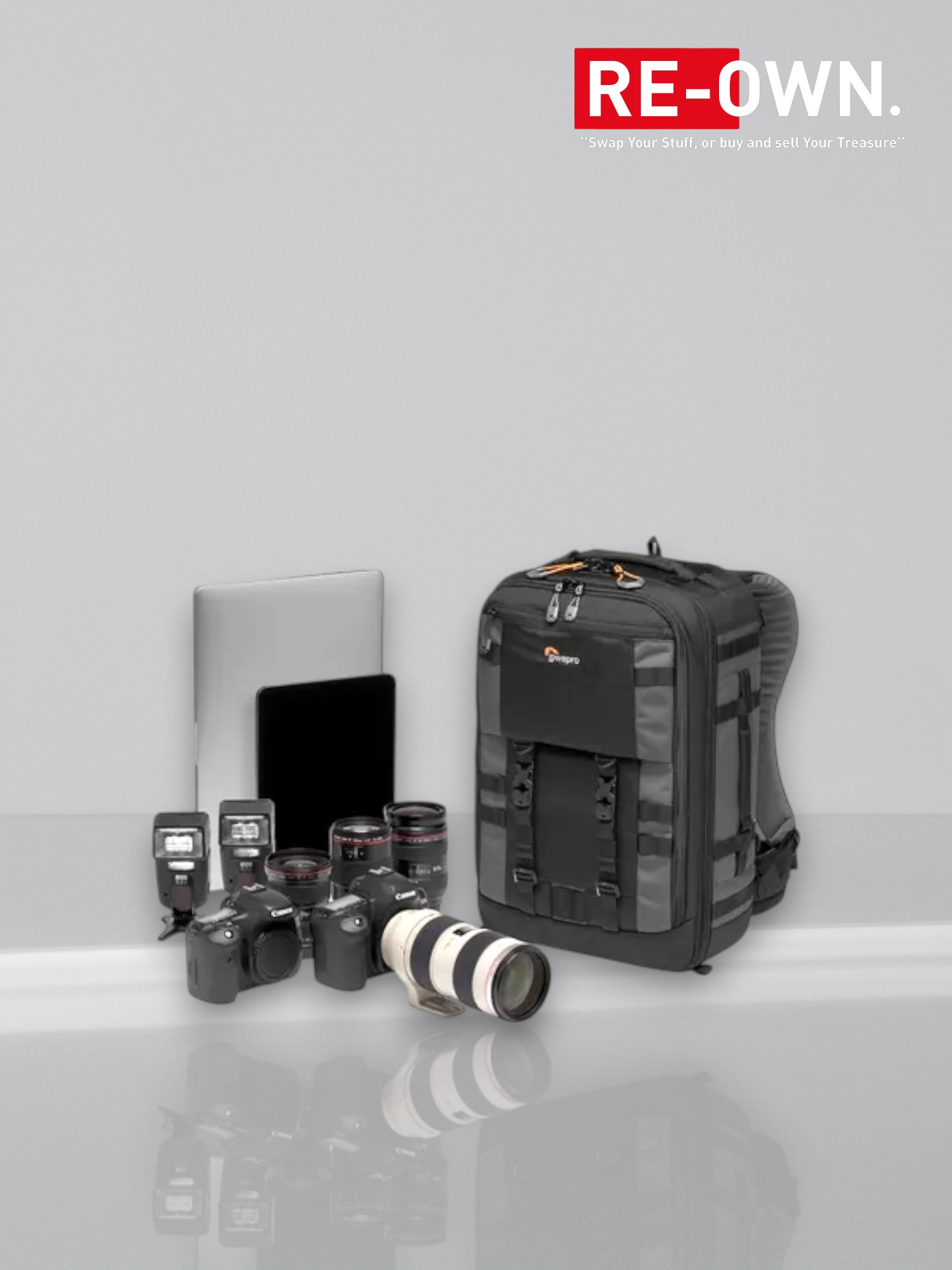 Lowepro Pro Trekker BP 350 AW II grey rugtas