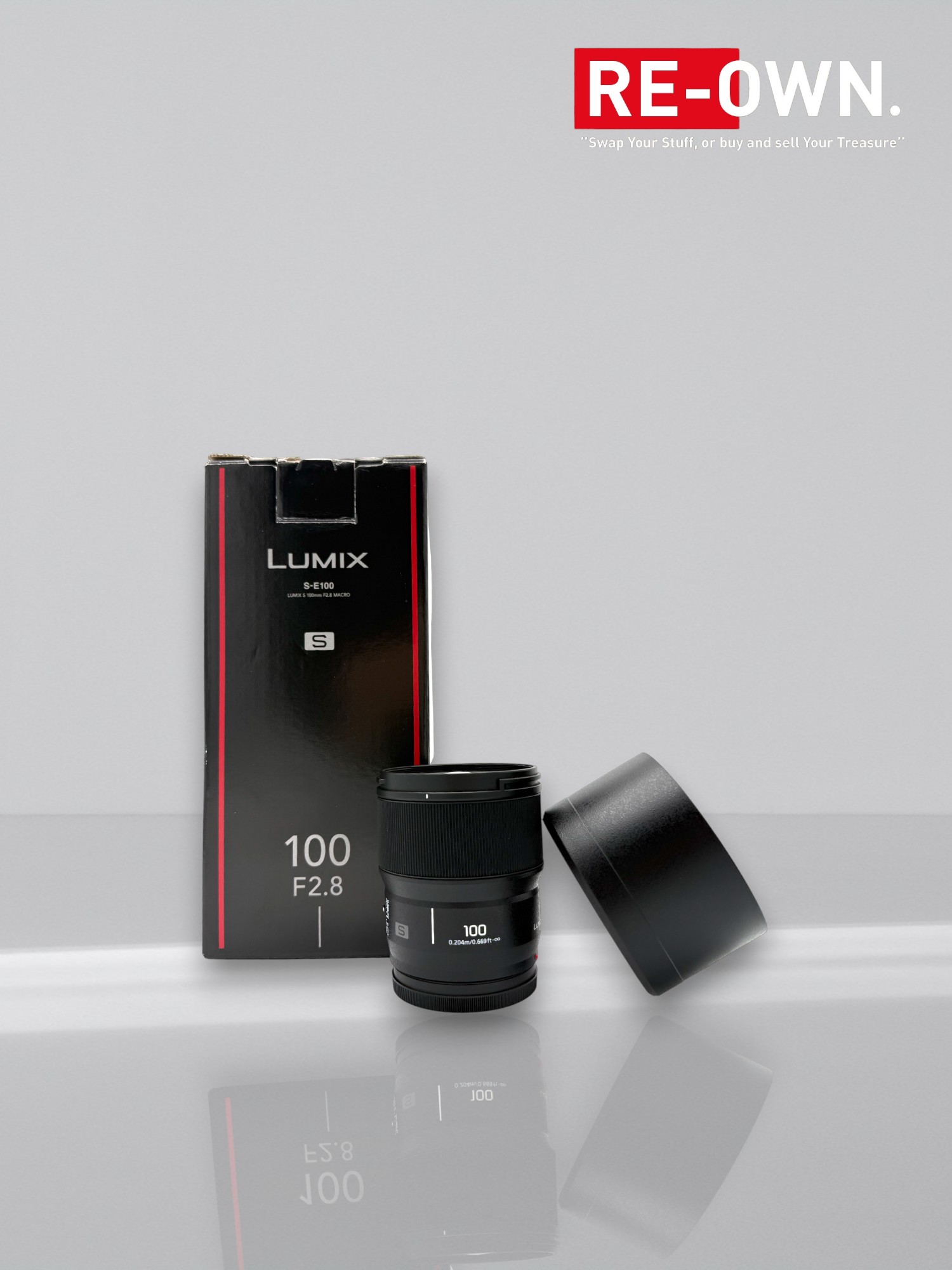 Panasonic Lumix S 100mm f/2.8 Macro "mint conditie"