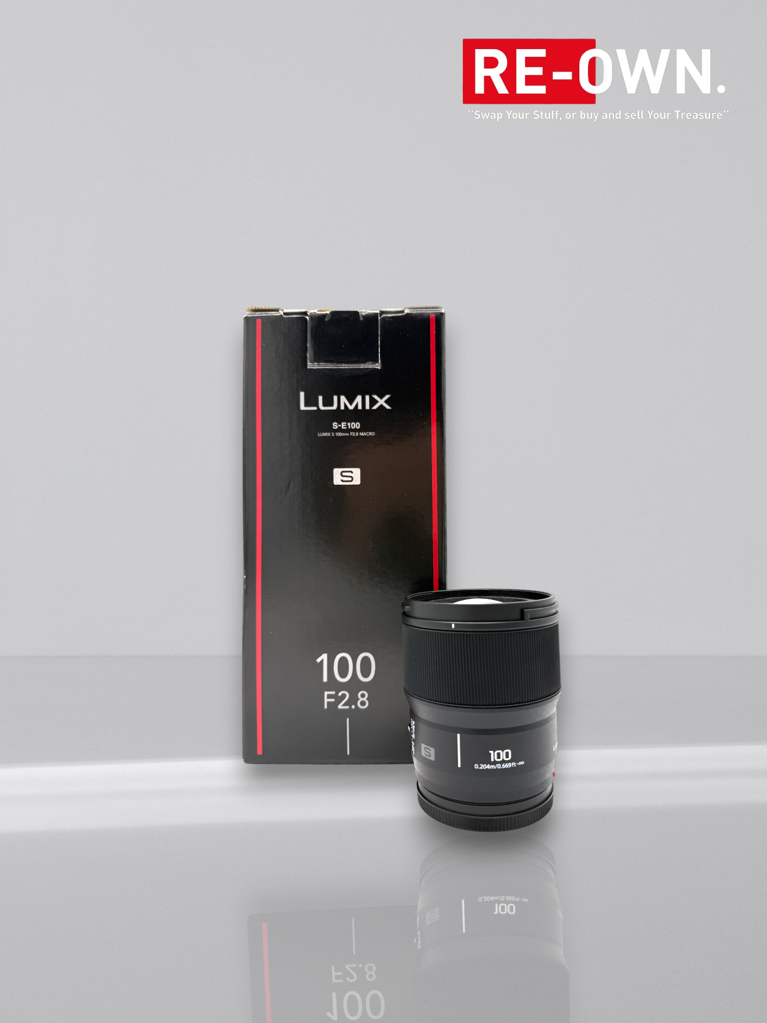 Panasonic Lumix S 100mm f/2.8 Macro "mint conditie"