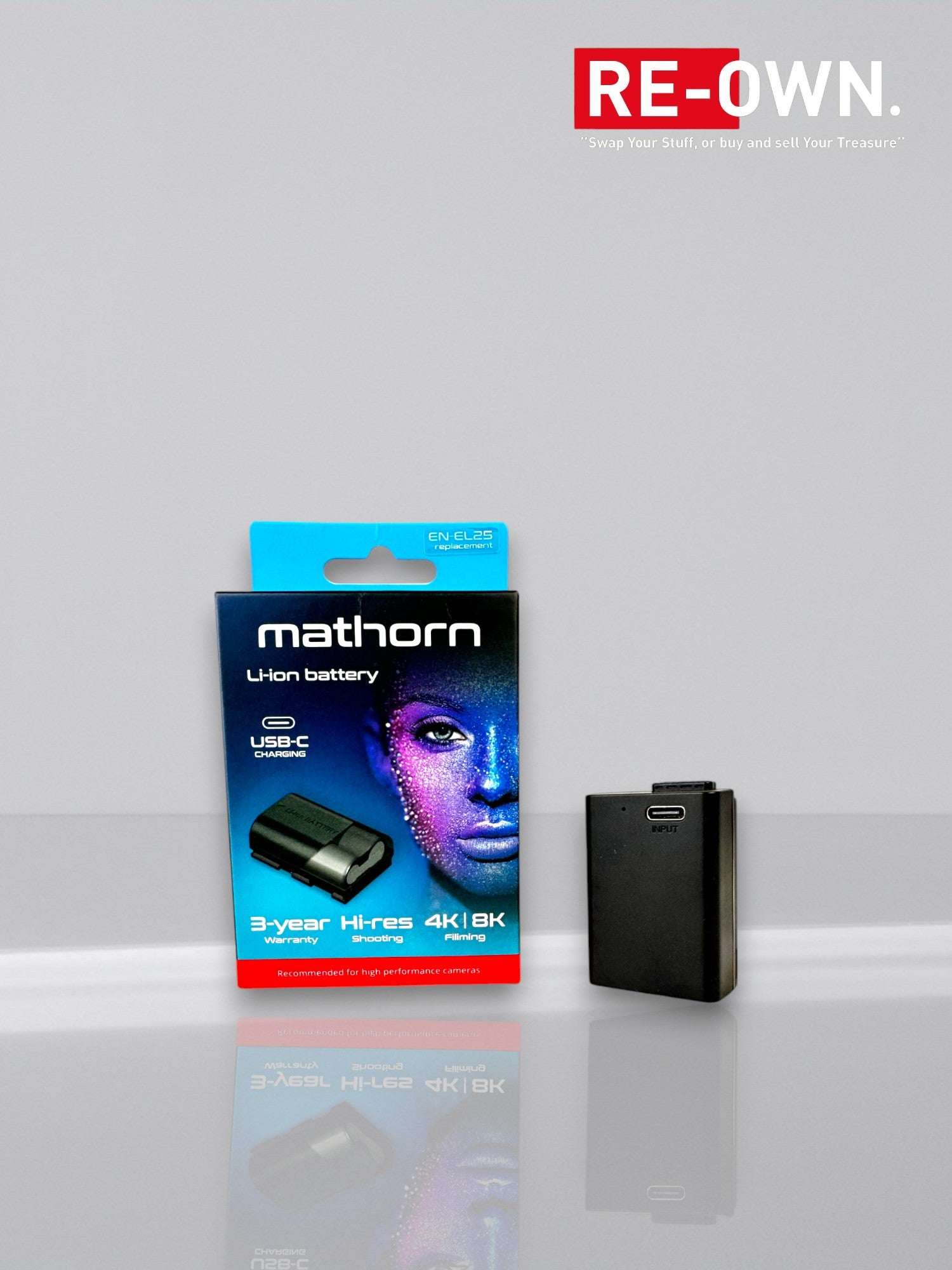 Mathorn MB-113 accu USB-C (Nikon EN-EL25)