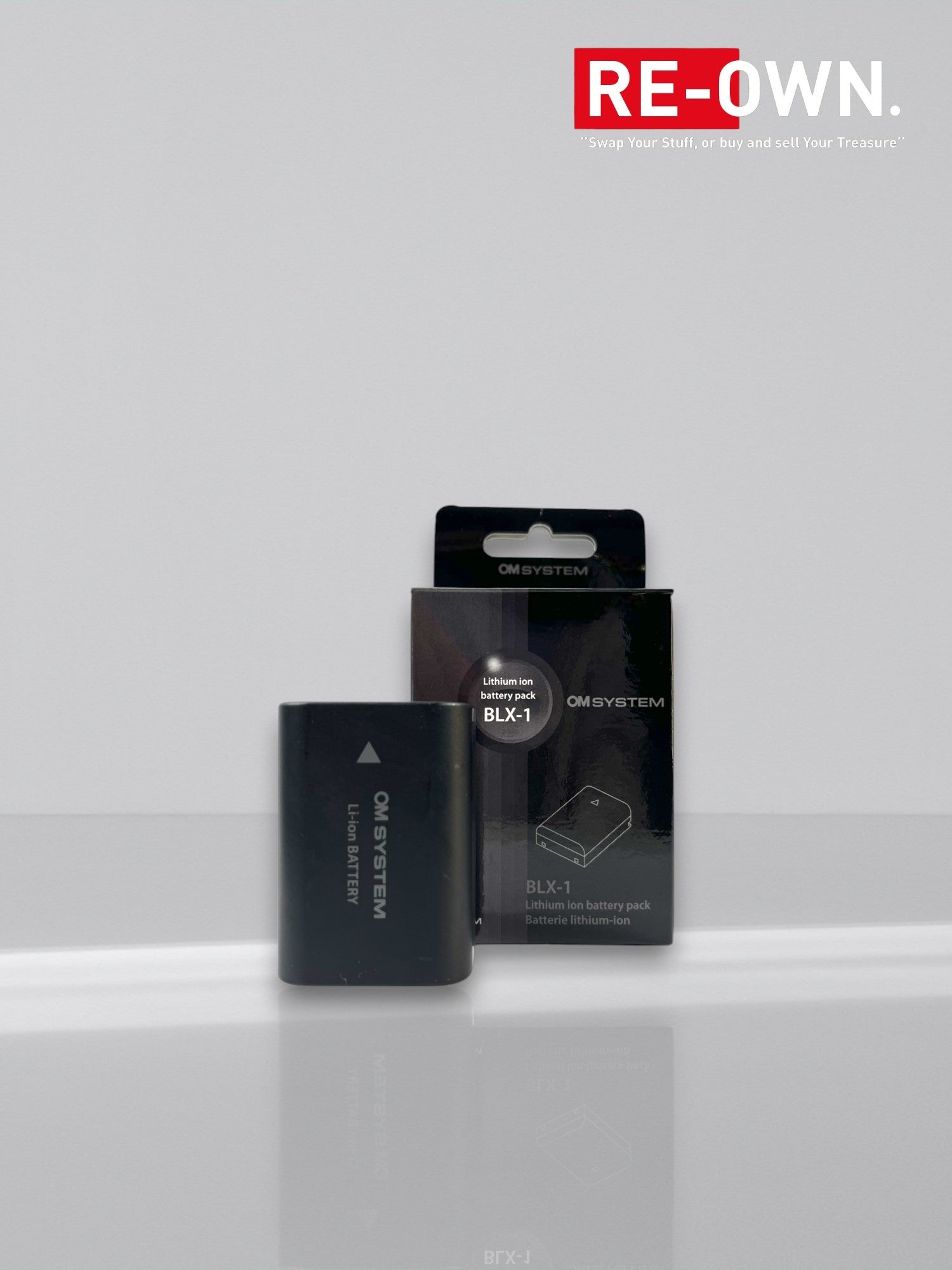 Olympus OM SYSTEM BLX-1 batterij met doos