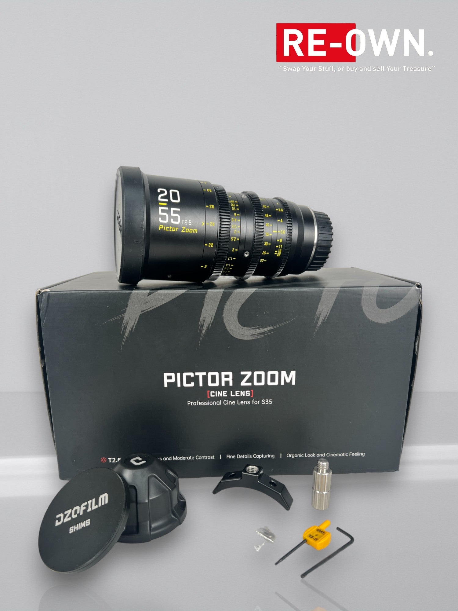 DZOFILM Pictor Zoom Lens 20-55mm T2.8 (EF & PL) Cine lens