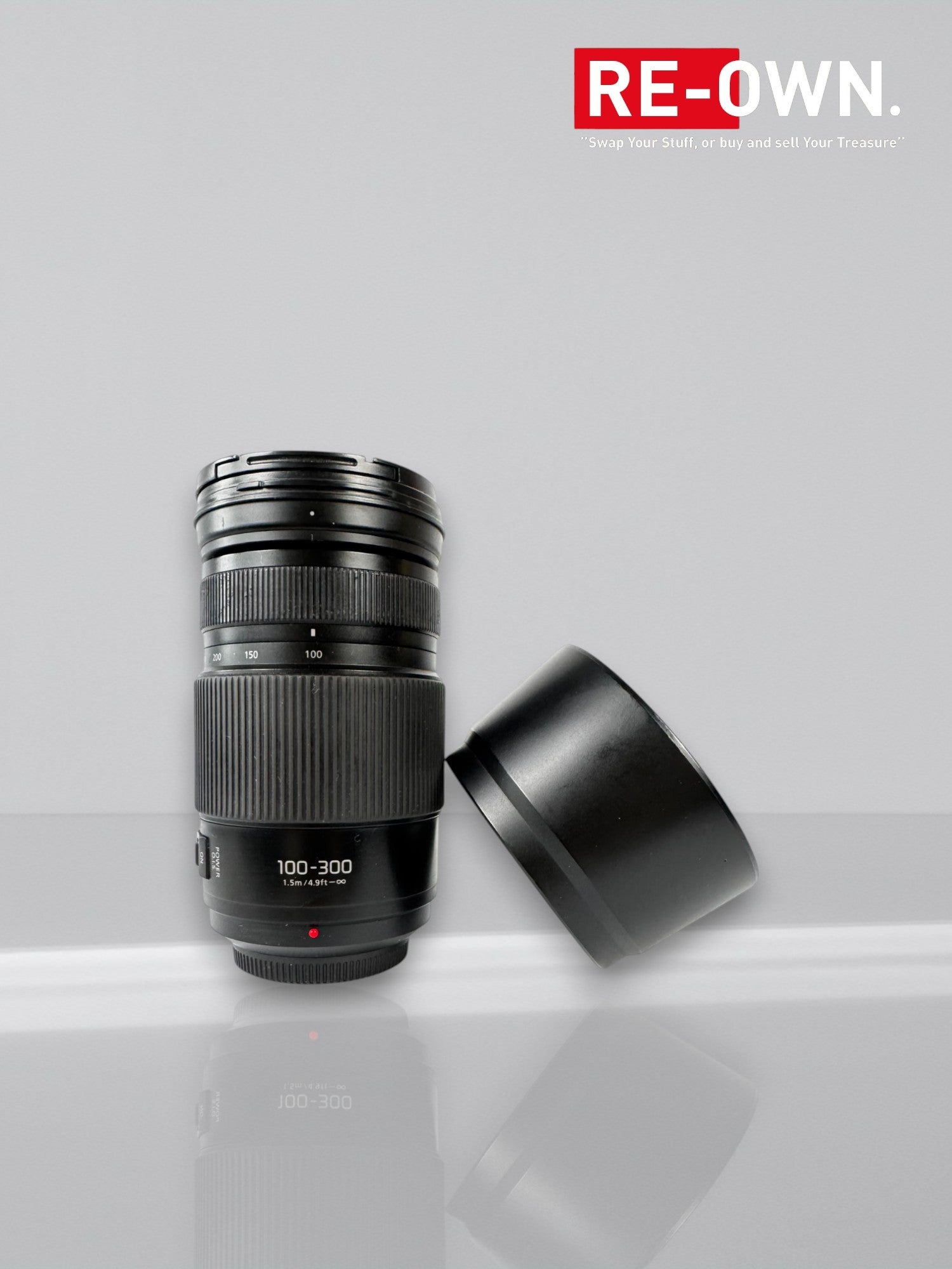 Panasonic 100-300mm f/4.5-5.6 mega o.i.s lumix g vario MFT