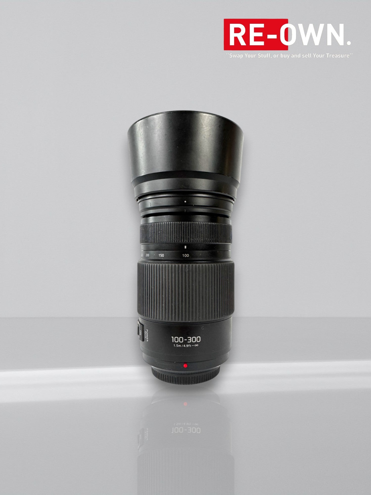 Panasonic 100-300mm f/4.5-5.6 mega o.i.s lumix g vario MFT