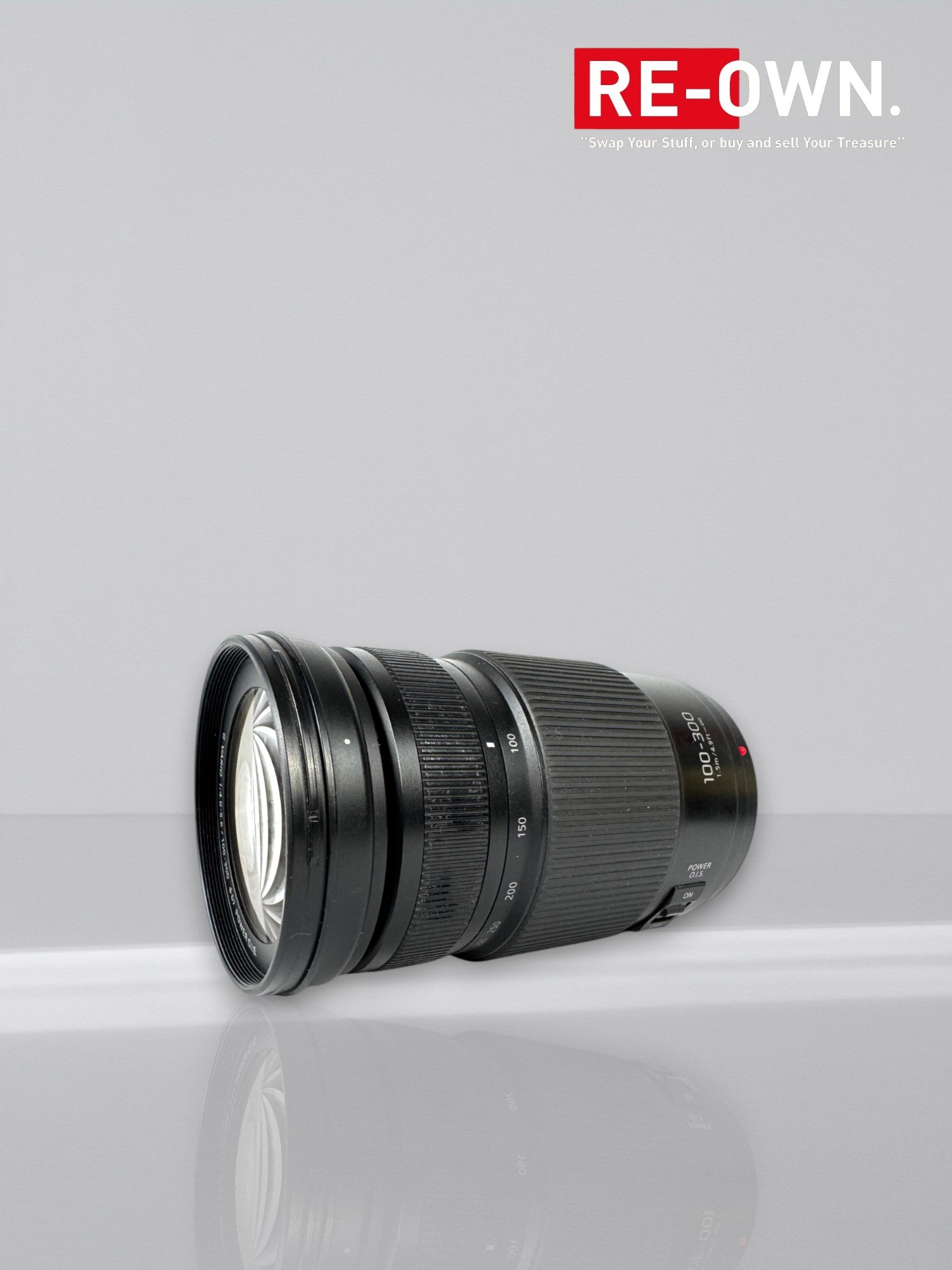 Panasonic 100-300mm f/4.5-5.6 mega o.i.s lumix g vario MFT