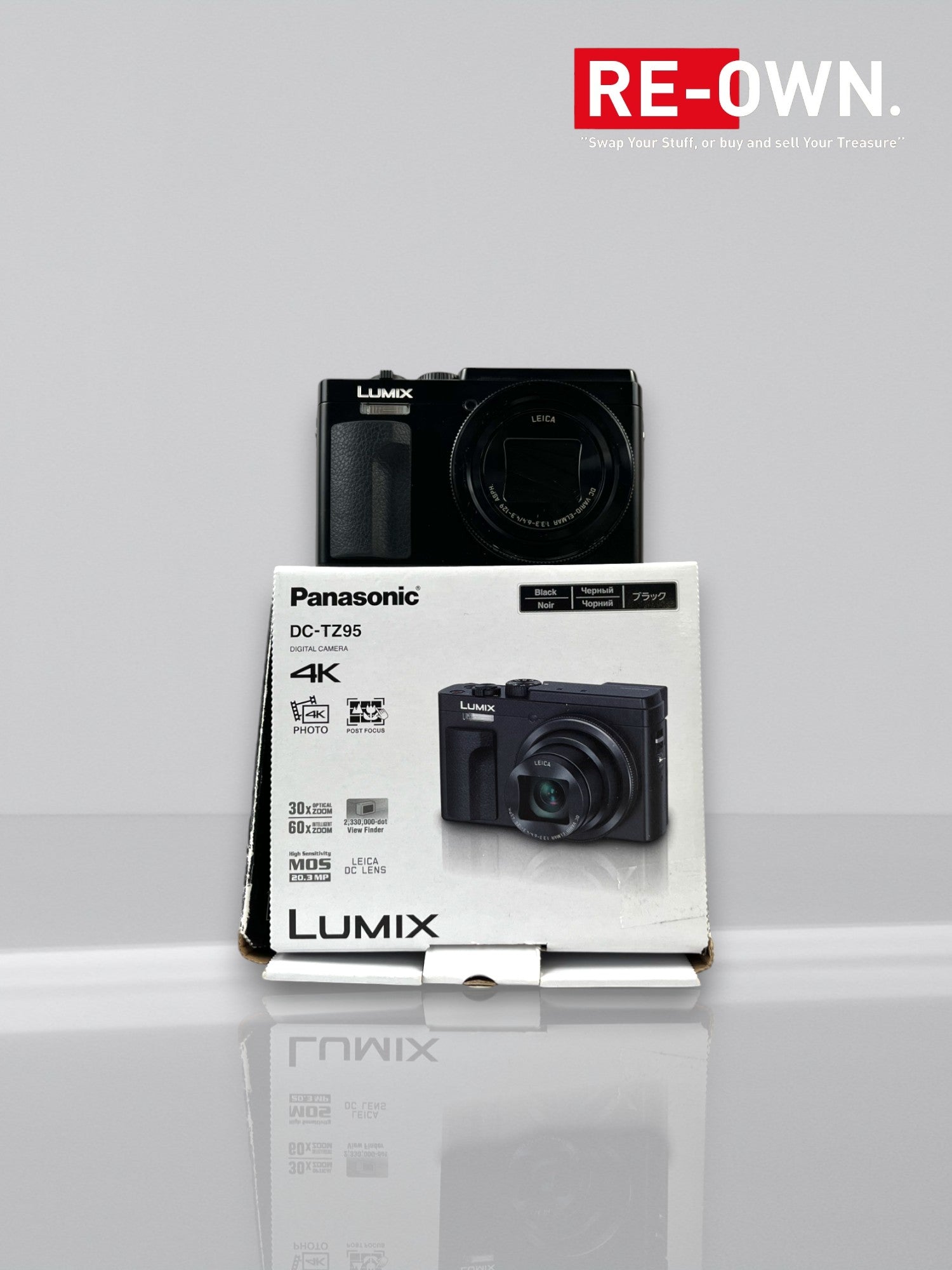 Panasonic Lumix DC-TZ95 Zwart + Leica vaste lens